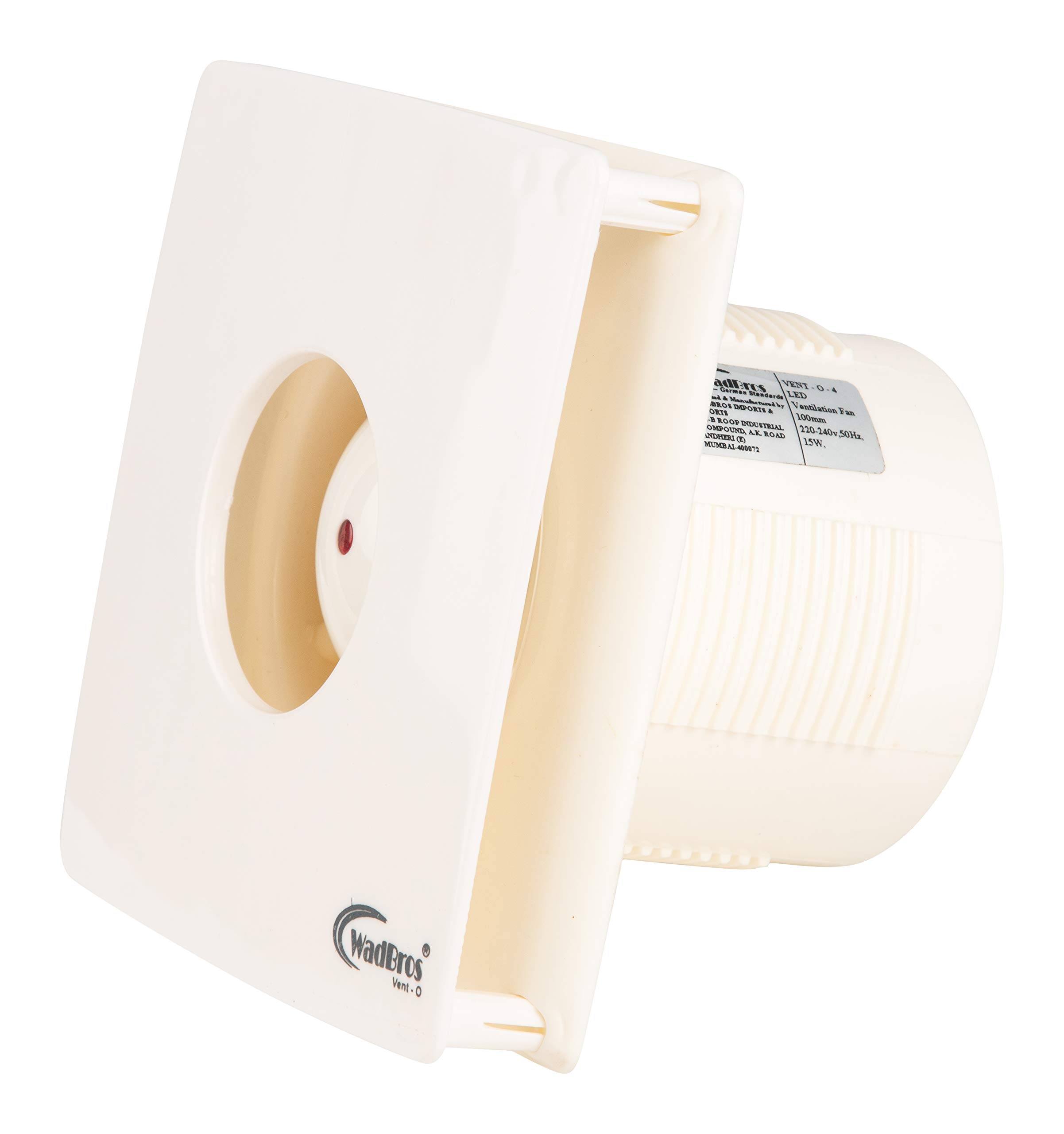 Wadbros 15-Watt Vent -O-4- Bathroom Ventilation Fan (Ivory) 3