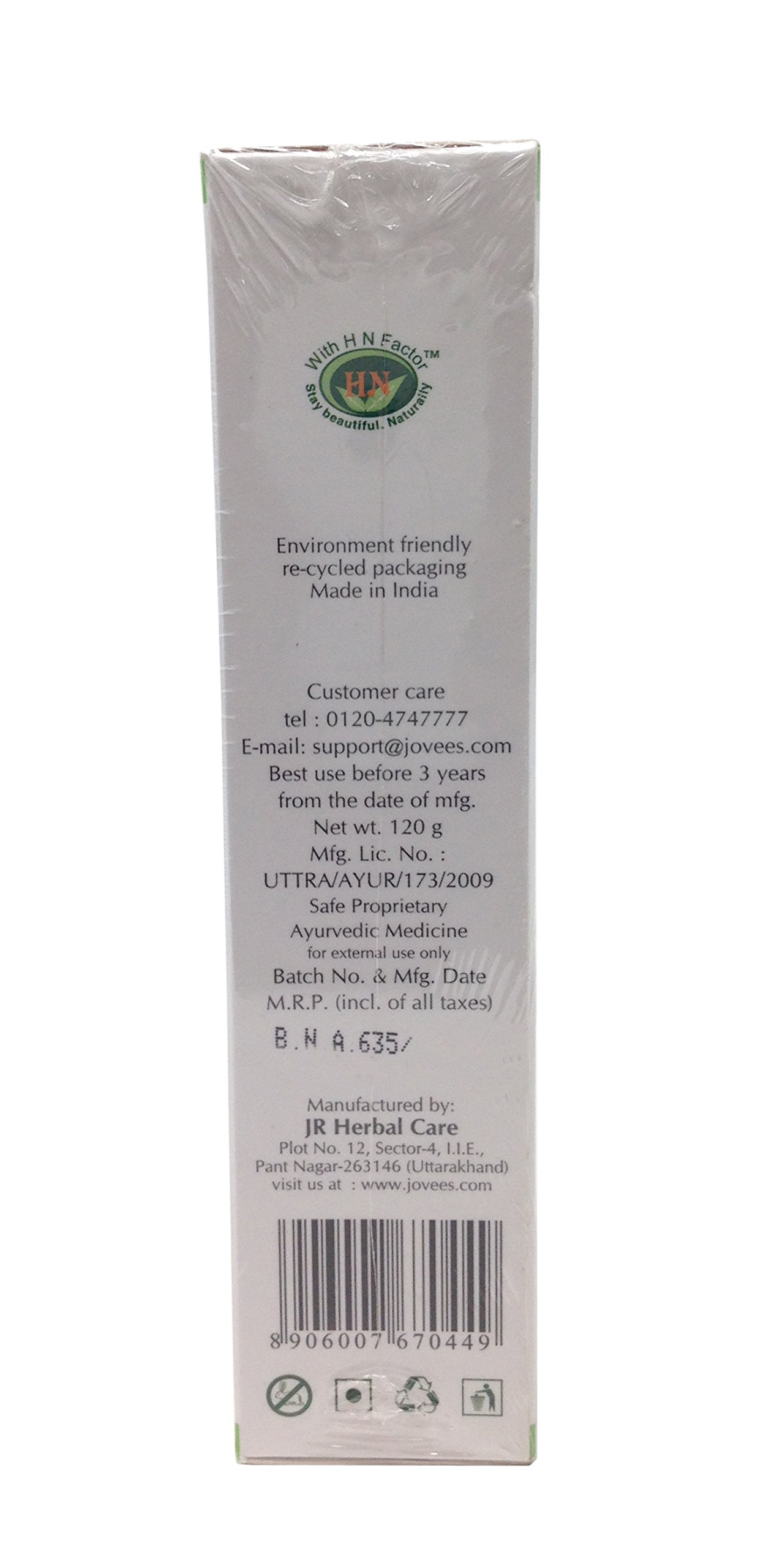 Jovees Face Pack - Tea Tree and Clove, 120g Pack 3