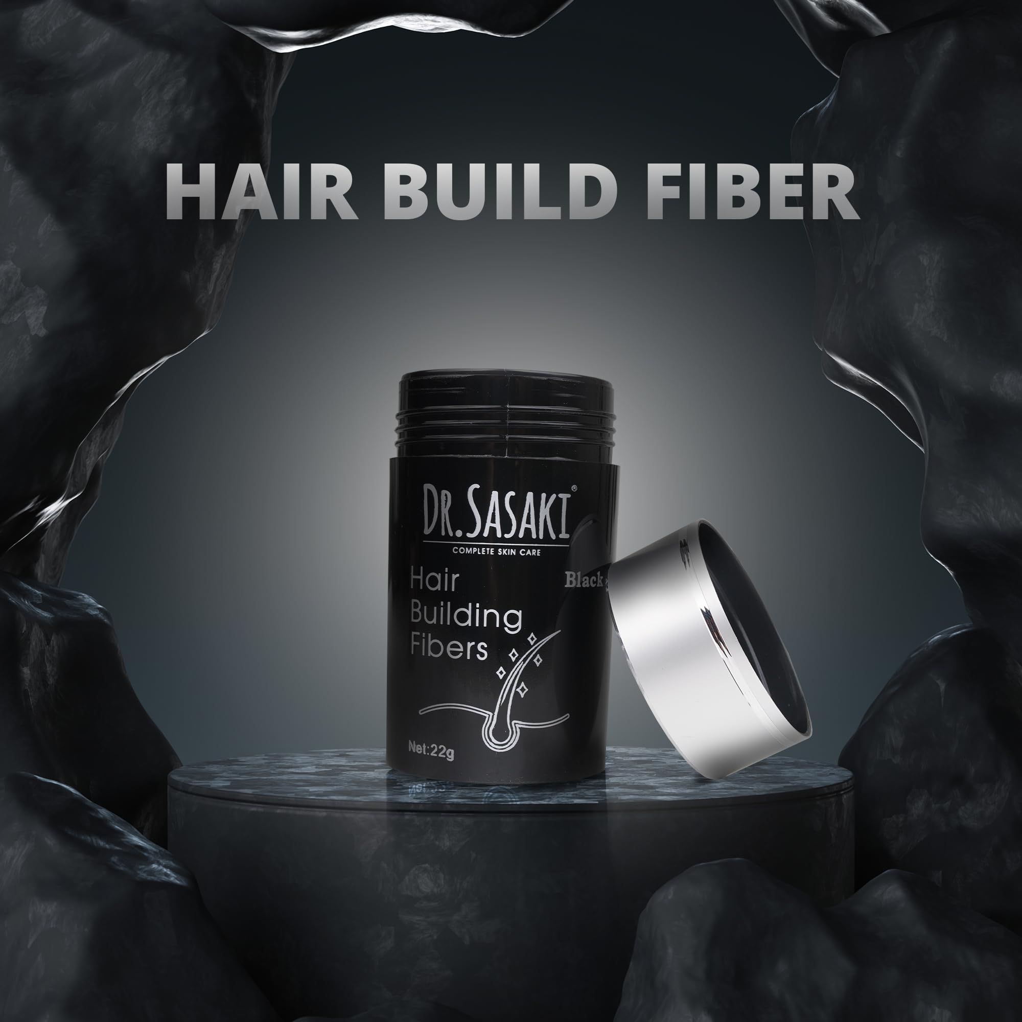 Dr.Sasaki Complete Skin Care Hair Building Fibres, 22g 4