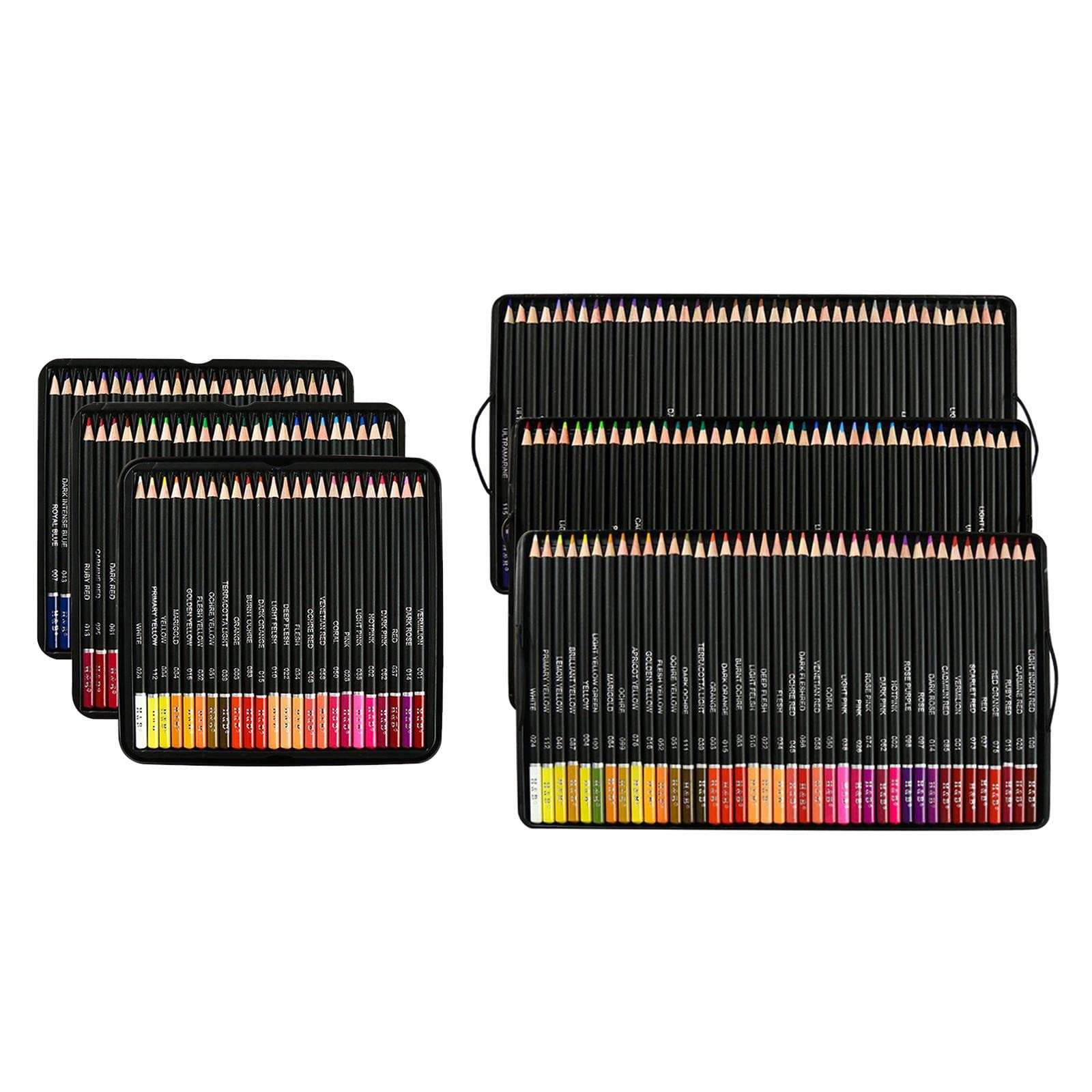 CALANDIS 72/120pcs Colored Pencils Sketching Drawing Painting Paint Graphite 120pcs 6