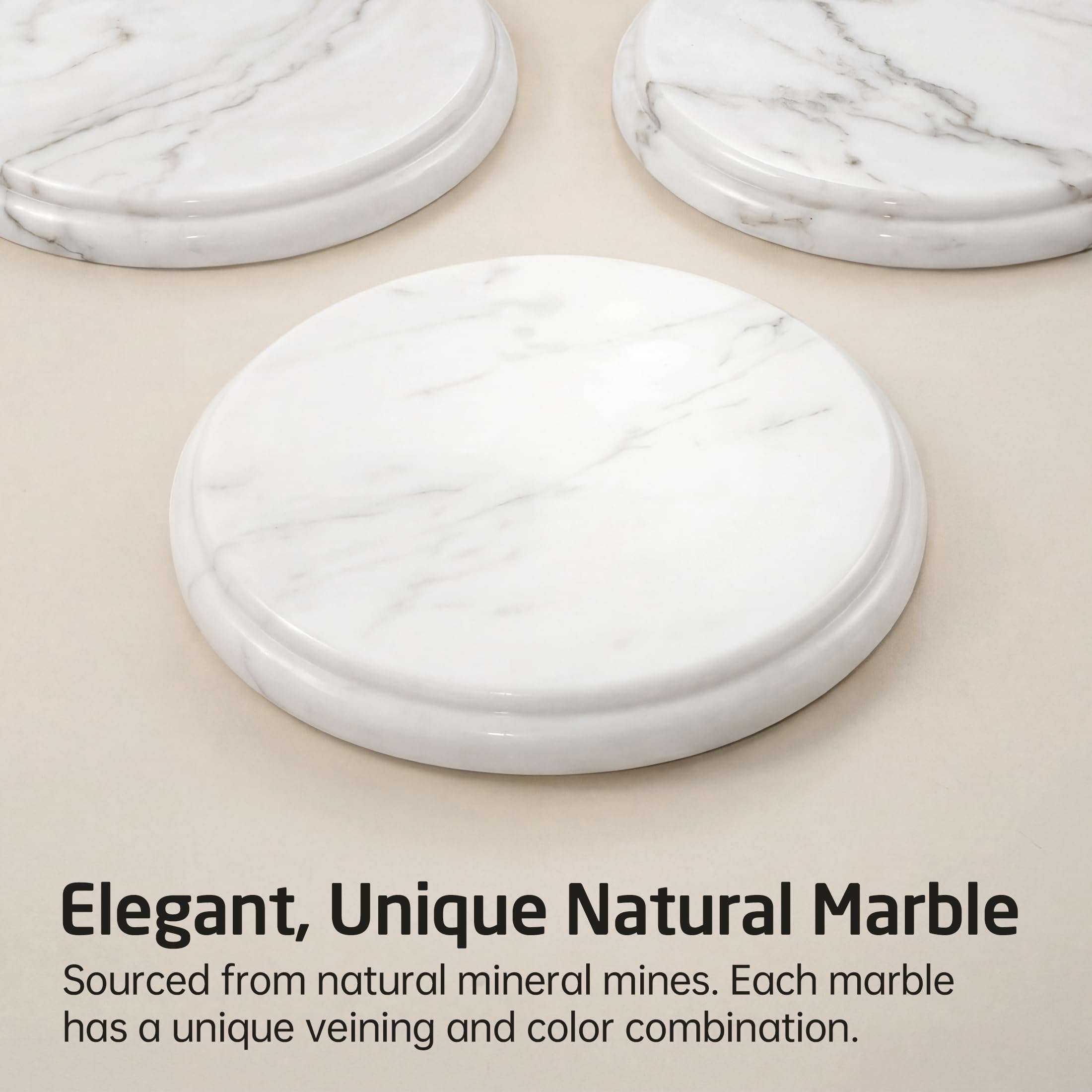 KES Gold Standing Towel Racks for Bathroom with 3X Thicker Weighted Natural Marble Base, 2-Tier Rustproof Free Standing Towel Rack Stand, 18/8 Stainless Steel, Antique Brushed Gold, BTH241-BZ 5