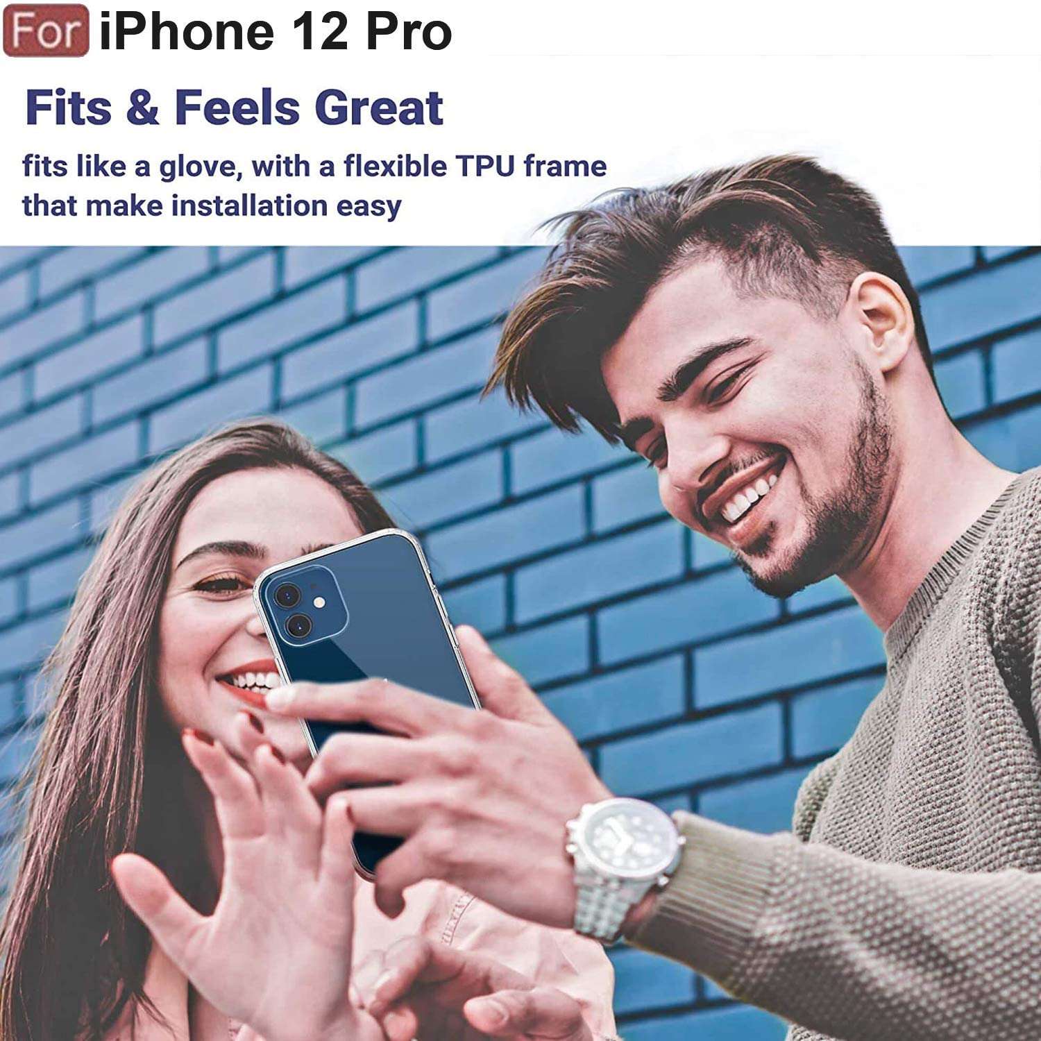 CEDO Clear Case for iPhone 12 Pro | Soft Flexible Full Protection Shock Proof TPU Back Cover for iPhone 12 Pro (Transparent) 6