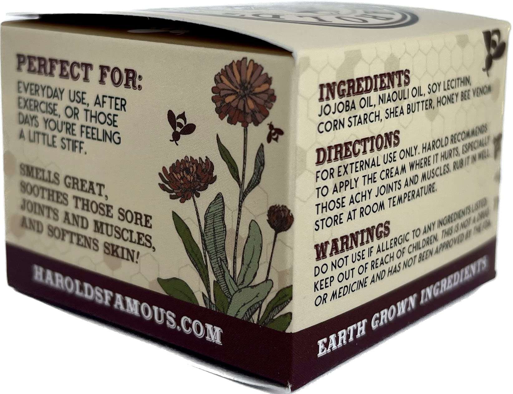 Harold's Famous Bee Cream 2 Fl. Oz. 3