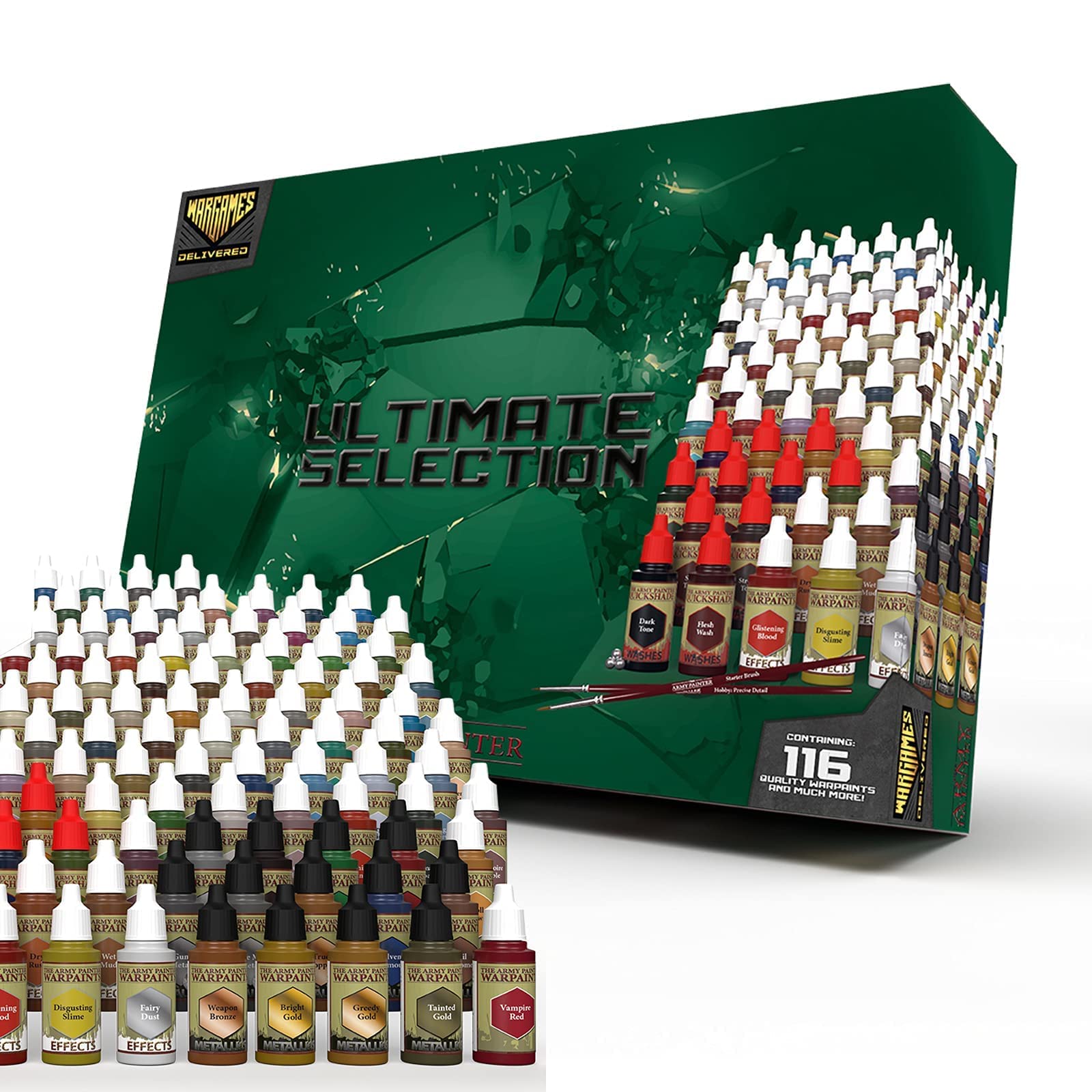 Wargames Delivered The Army Painter and Bolt Action Miniature Bundle Ultimate Selection Miniature Painting Kit and Band of Brothers Bolt Action 2 Starter Set 3