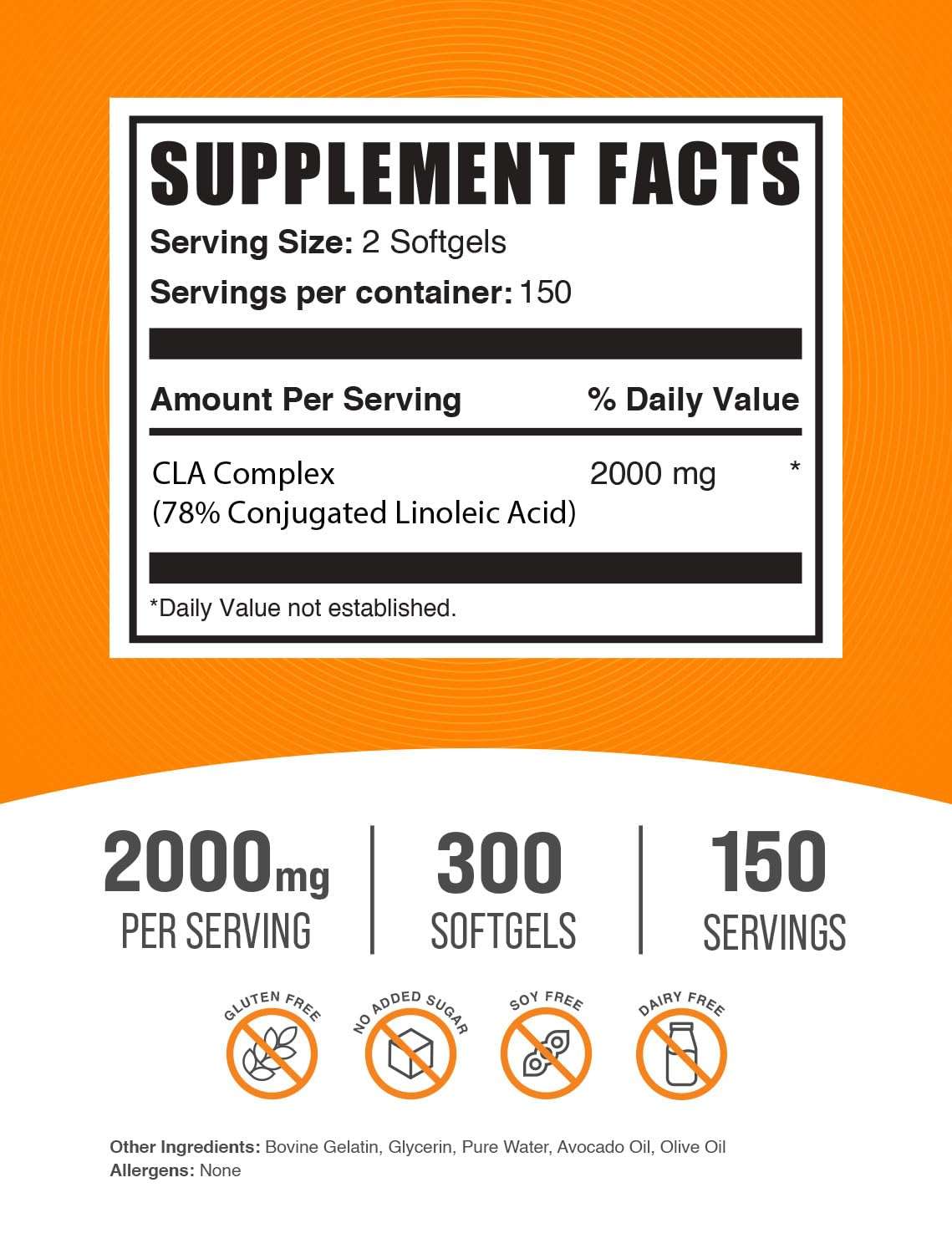 CLA 2000mg Softgels + Omega 3-6-9 Softgels 3