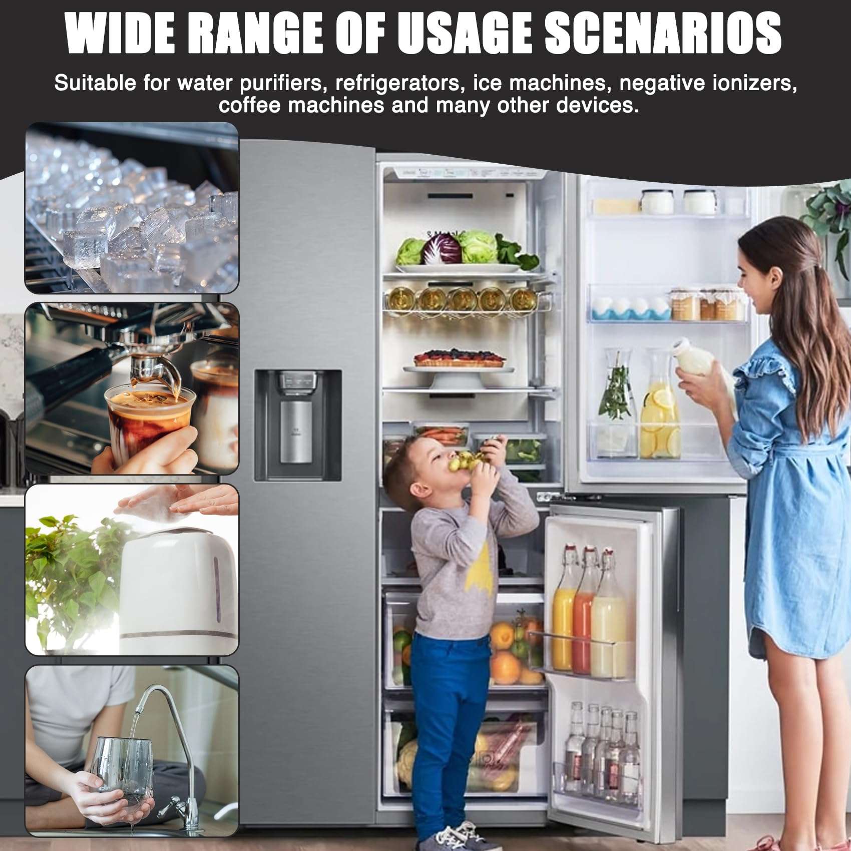 SMWF-0420A Hall Flow Sensor Miniature Flowmeter for Ice Makers Water Purifiers, Refrigerators, Coffee Machines, Water dispensers Etc 6