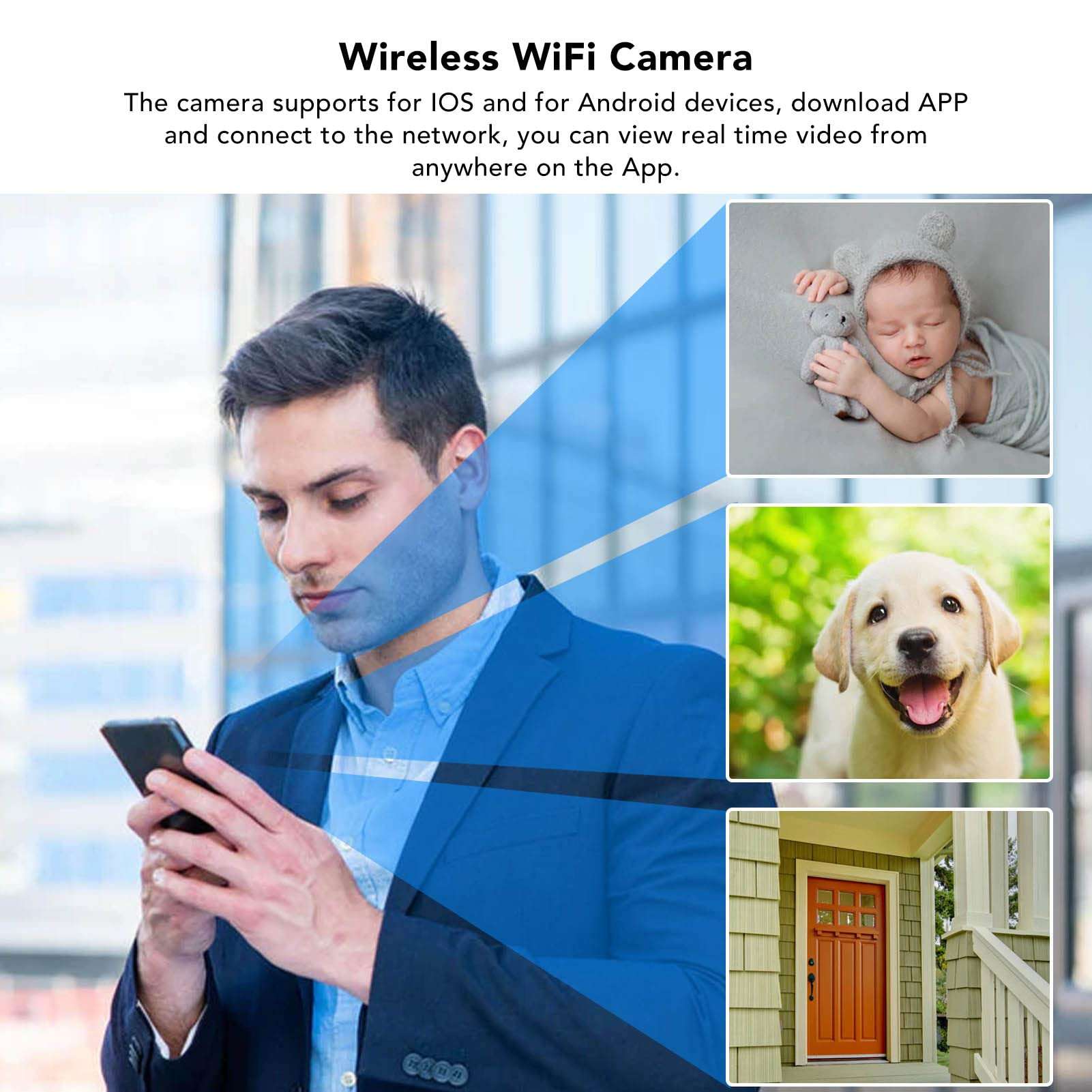 Wireless WiFi Camera 365cam A9 Wireless Smart WiFi Camera Home Remote Network Monitor 6