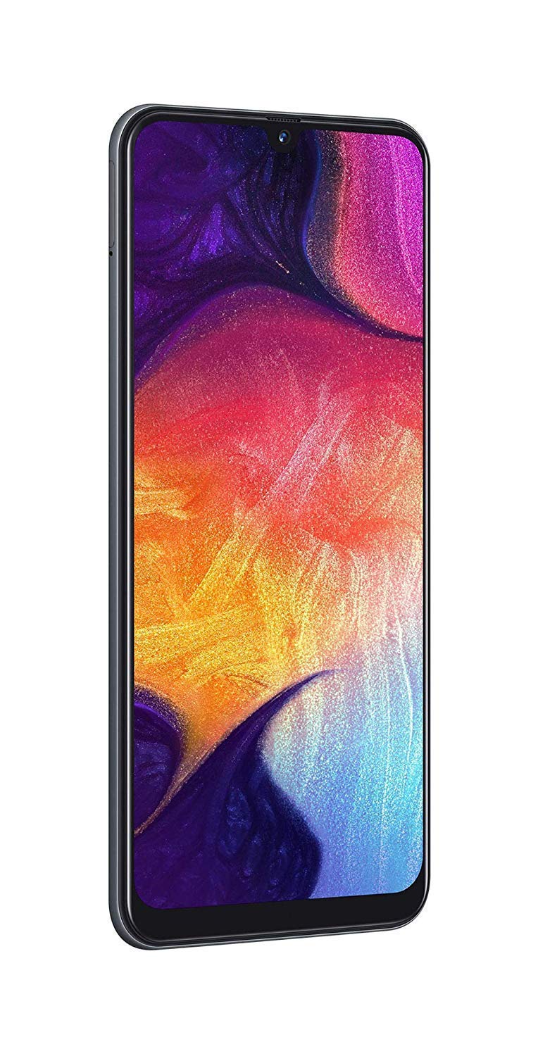 Samsung Galaxy A50 (64GB, 4GB RAM) 6.4" Display, 25MP, Triple Camera, Global 4G LTE GSM Factory Unlocked A505 (Black) (Renewed) 3