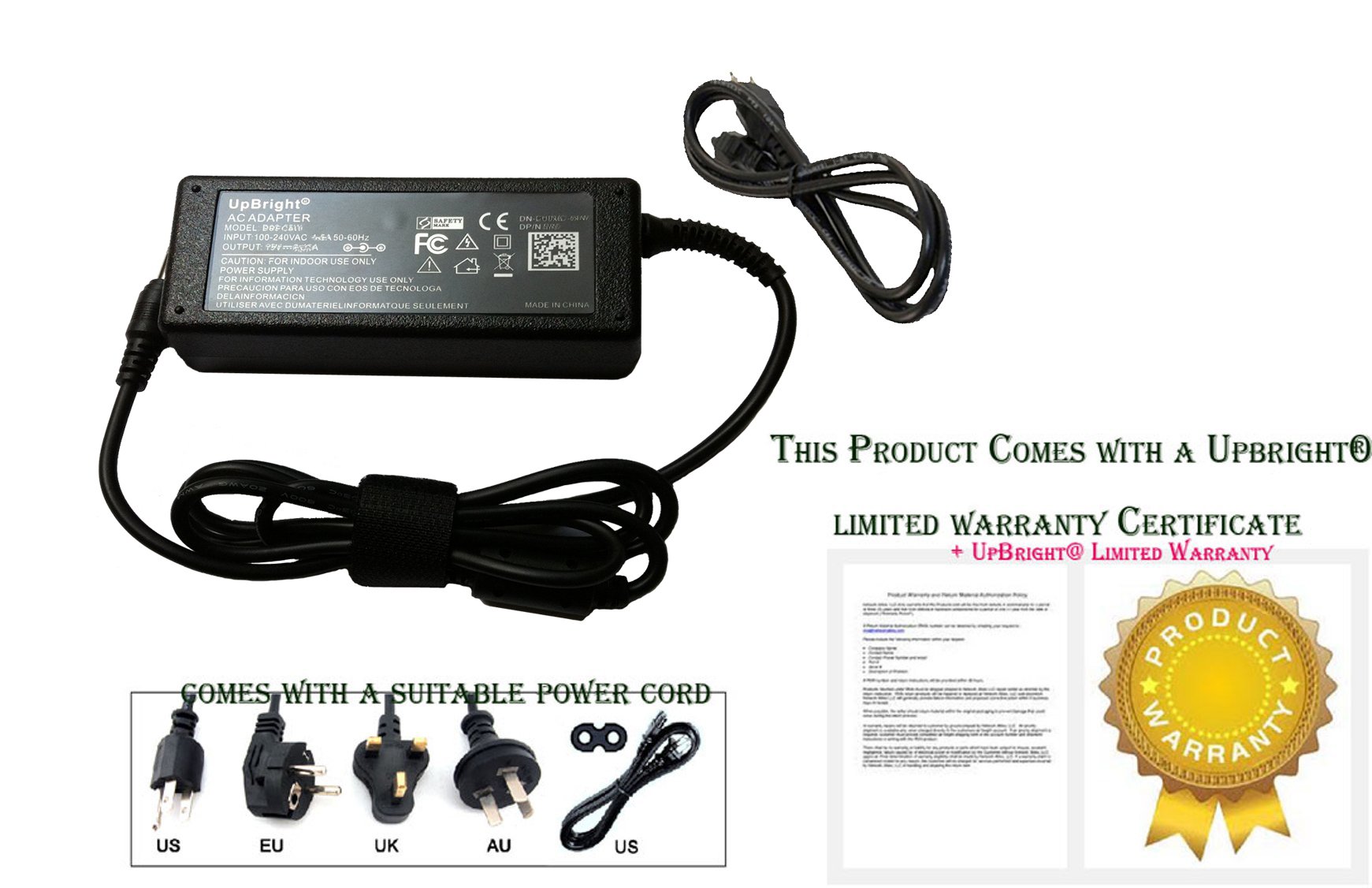 UpBright¨ New Global 12V AC/DC Adapter Replacement for Sunforce GM1200 GM-1200 55520 Winegard AC-DC Power Electrical Converter 12VDC Home Lighter Plug Socket 12.0V 6.0A - 7A Switching Power Supply 2