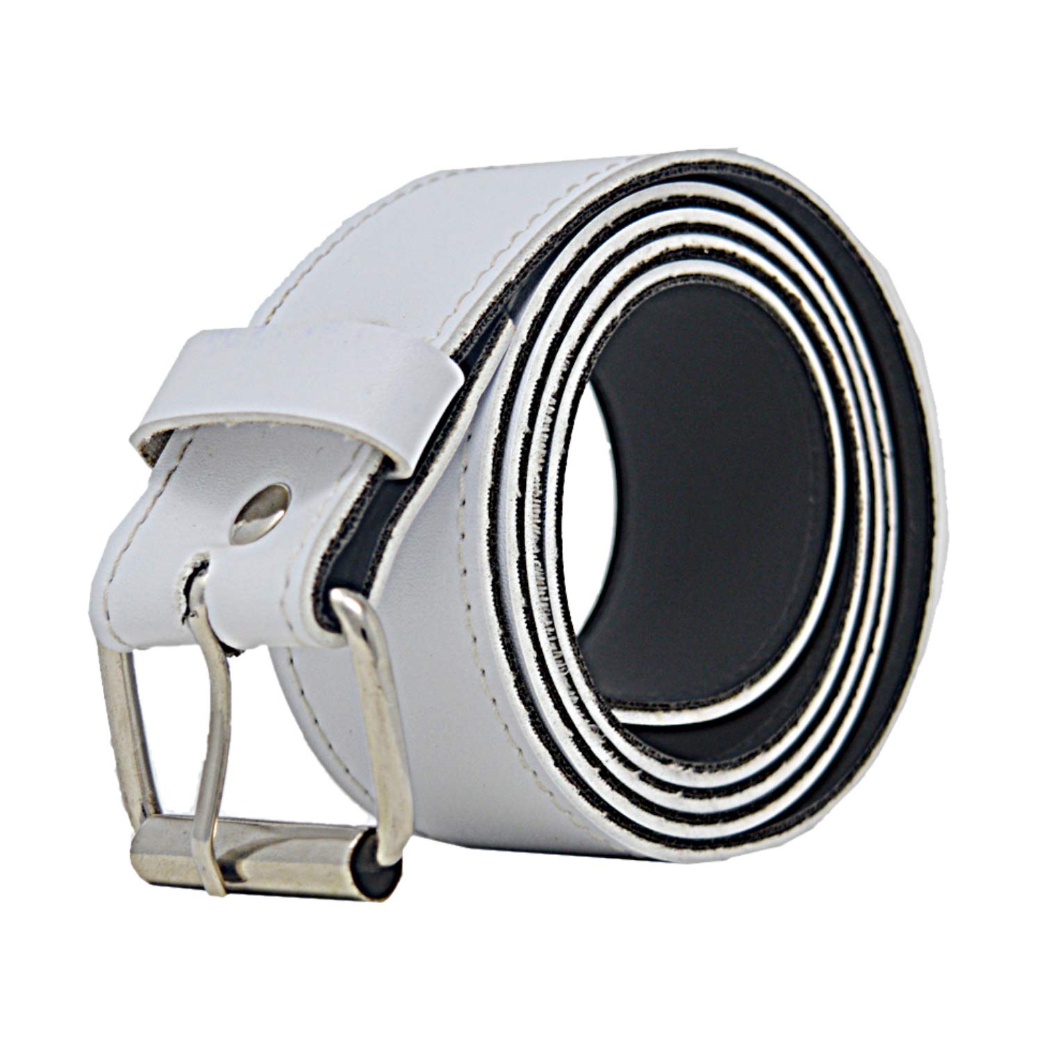 Exotique White Formal Faux Leather Belt For Women (BW0024WT) 3