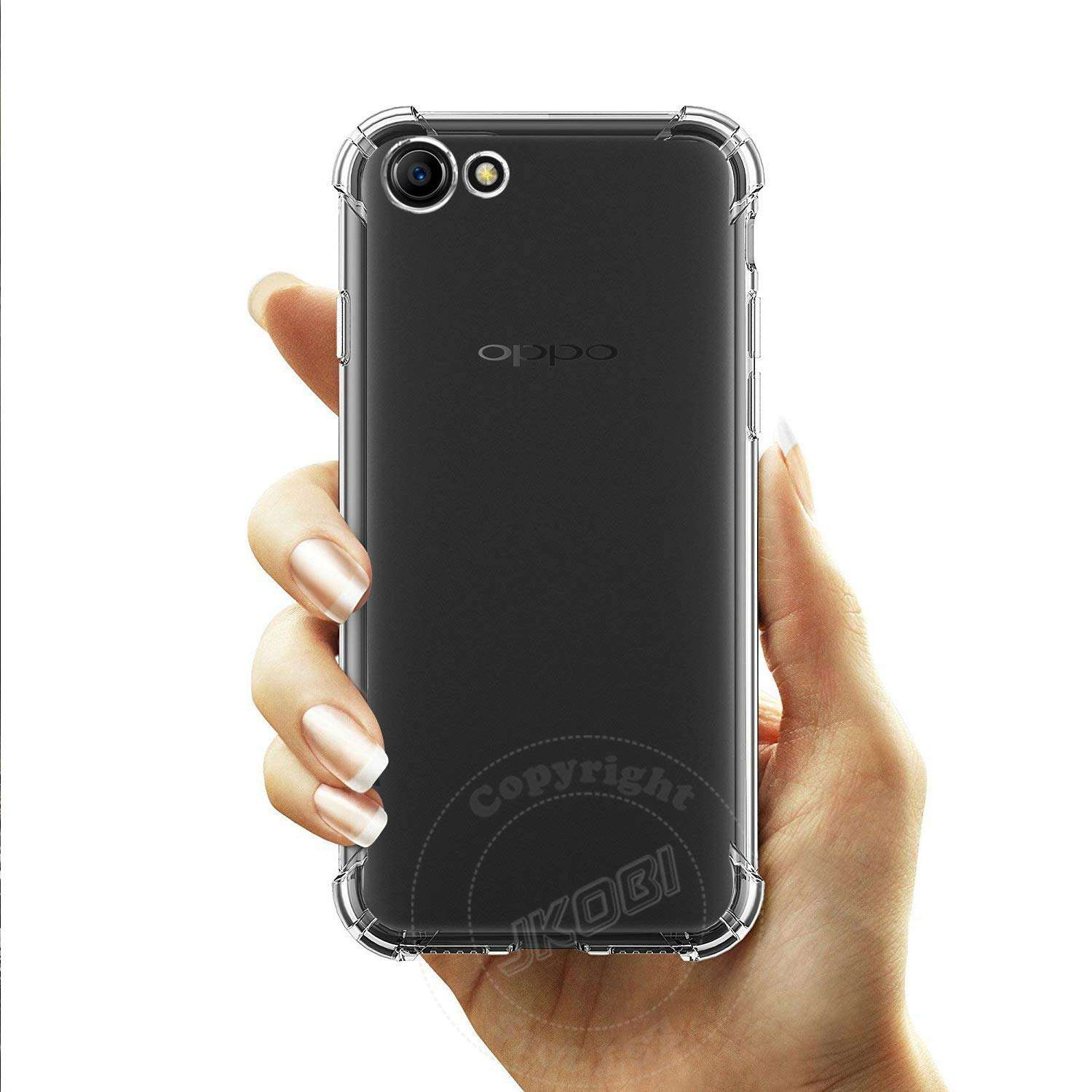 Jkobi Silicone Back Cover for Oppo A83 - Transparent 6