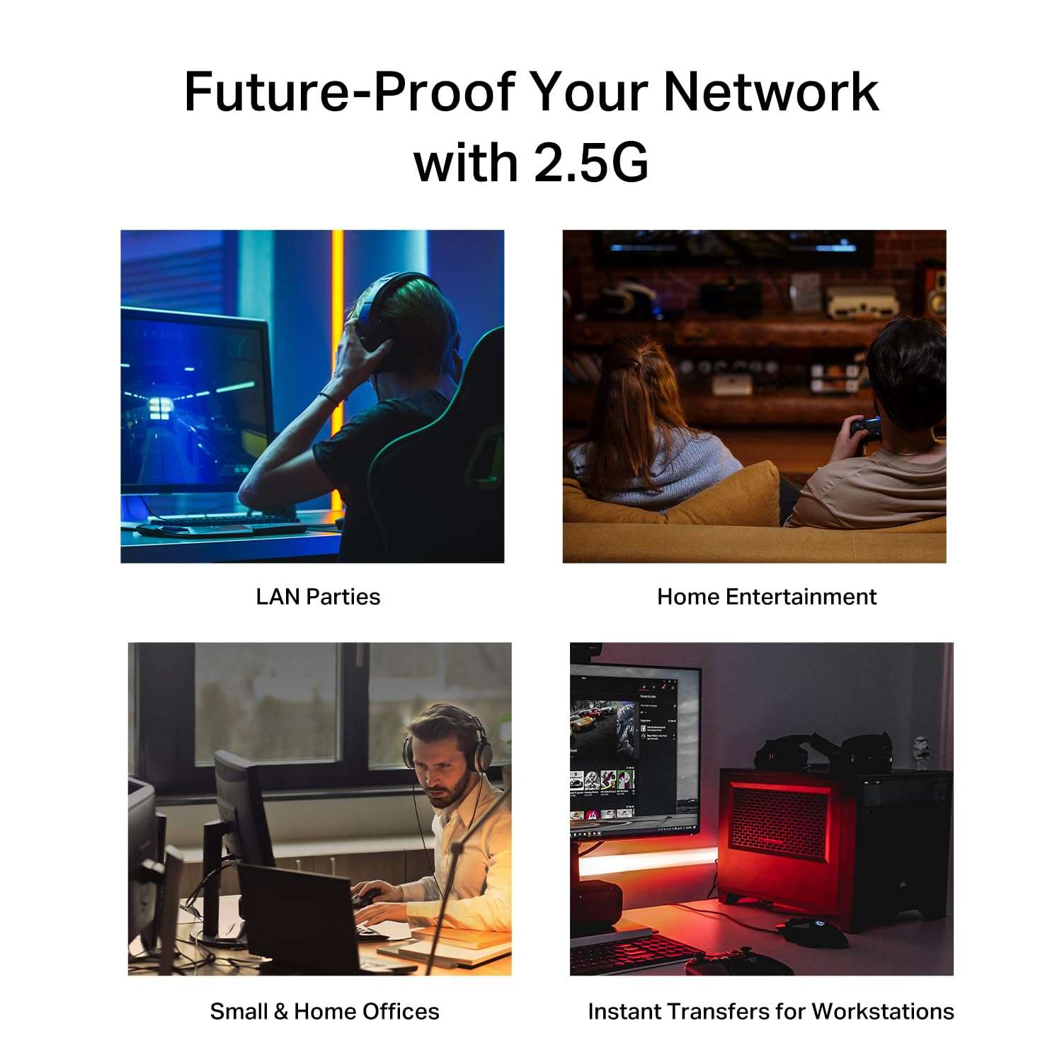 TP-Link TL-SG105S-M2 | 5-Port Multi-Gigabit 2.5G Ethernet Switch | Unmanaged Network Switch | Ethernet Splitter | Plug & Play | Desktop/Wall Mount | Silent Operation 5