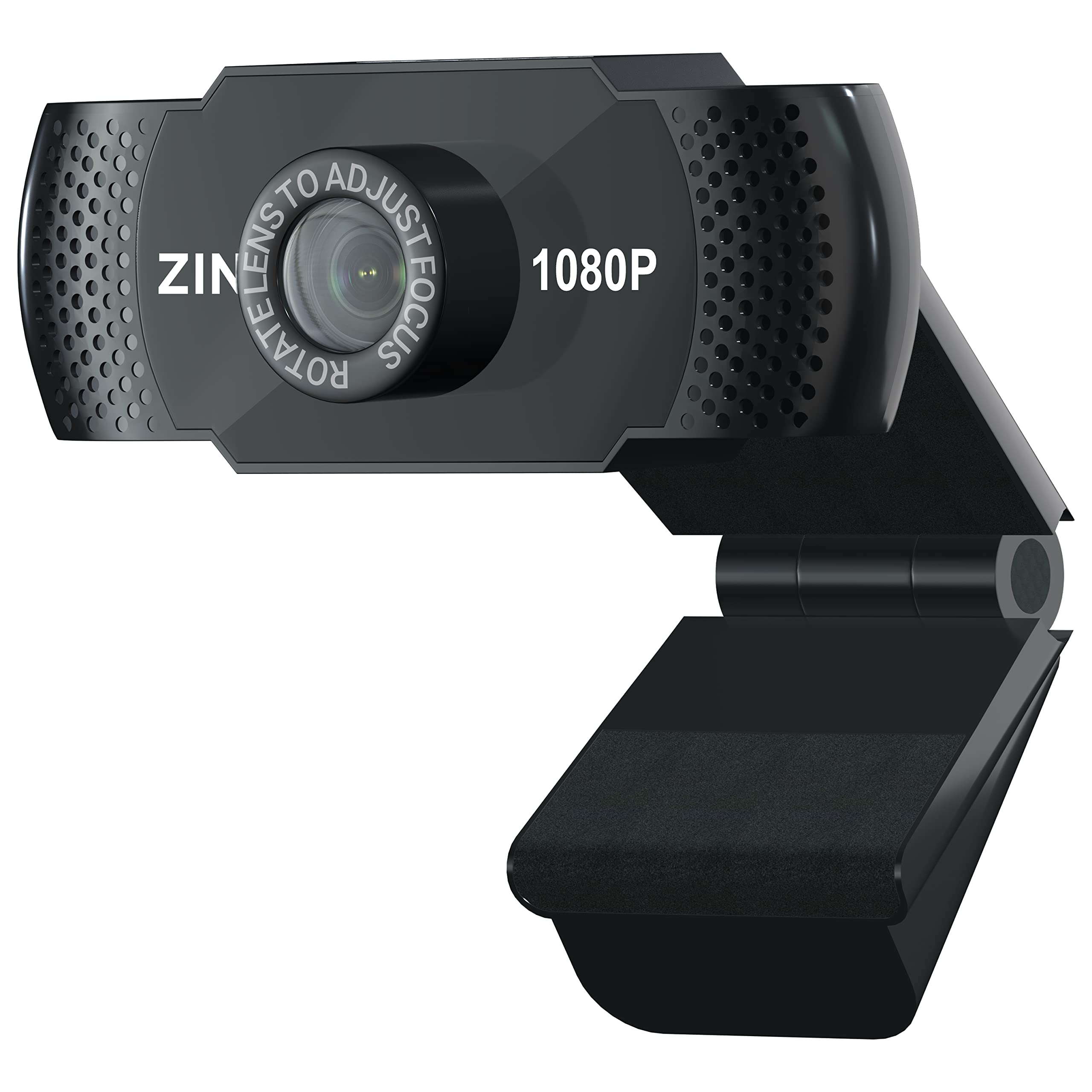 Zinq UPS for Router Mini UPS for 12V WiFi Router, Fiber Routers and Broadband && Zinq Full HD 1080P 2.1 Megapixel 30 FPS USB Webcam with Built-in Mic, Plug and Play for PC/Mac/Laptop Video Calling 5
