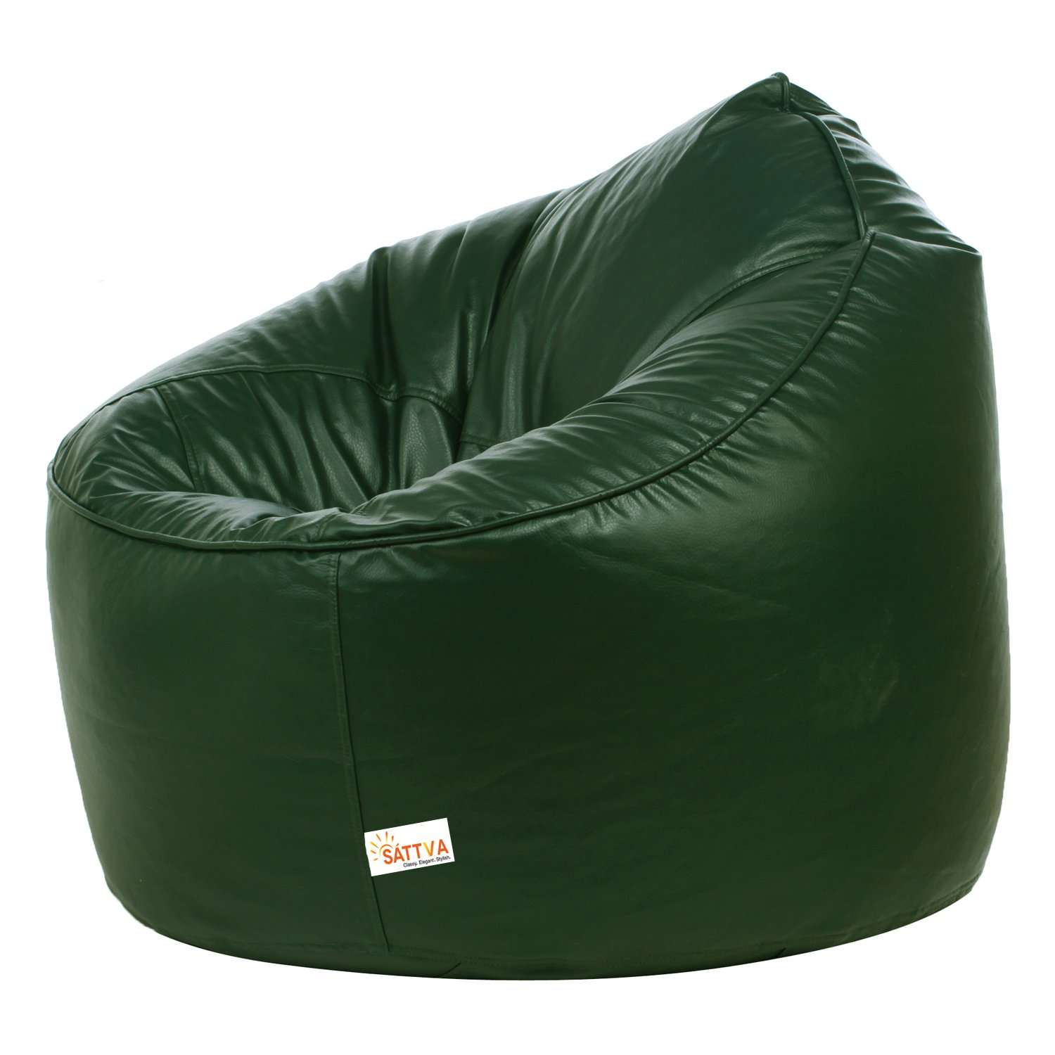 Sattva Mudha Sofa Bean Bag XXXL Cover Without Beans - Dark Green 3