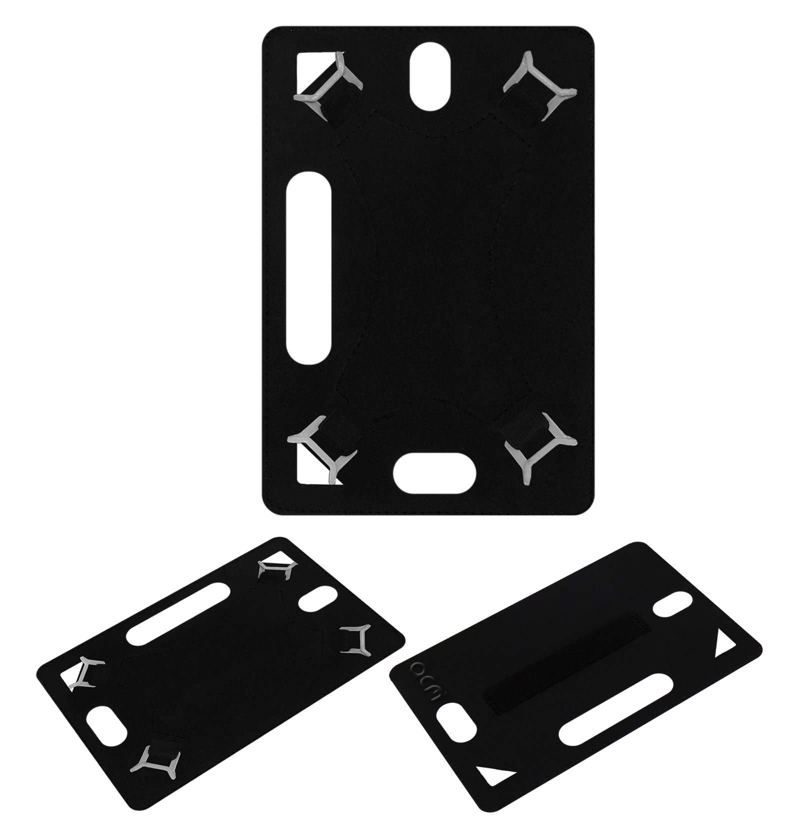 Acm Leather Back Hand Case Compatible with Iball Perfect 10 Tablet Cover Black 3