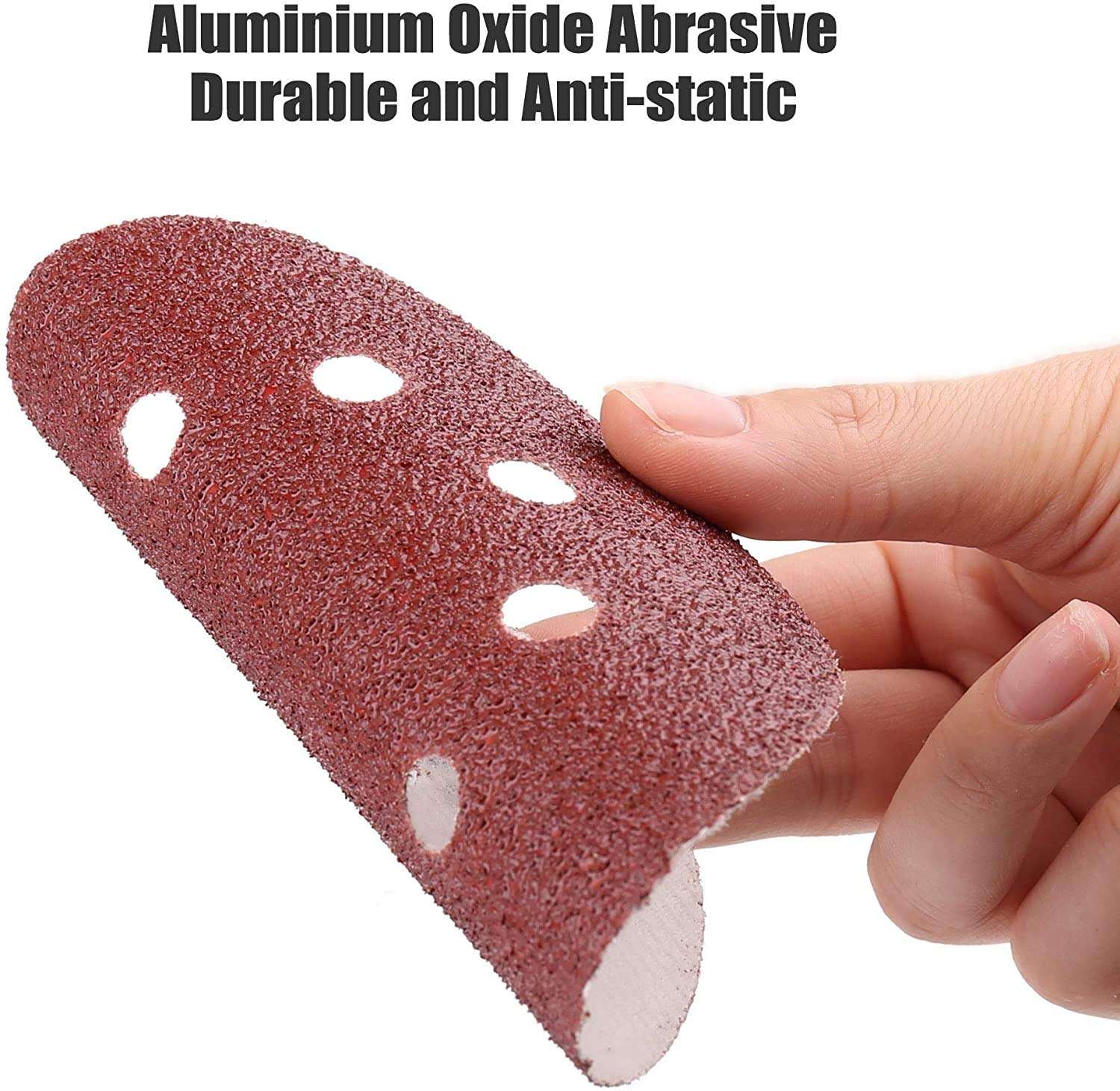 iBELL Sanding Disc 180mm (7") with 8 Holes for Dust Vacuum 100 Grit - 10Pcs Pack 2