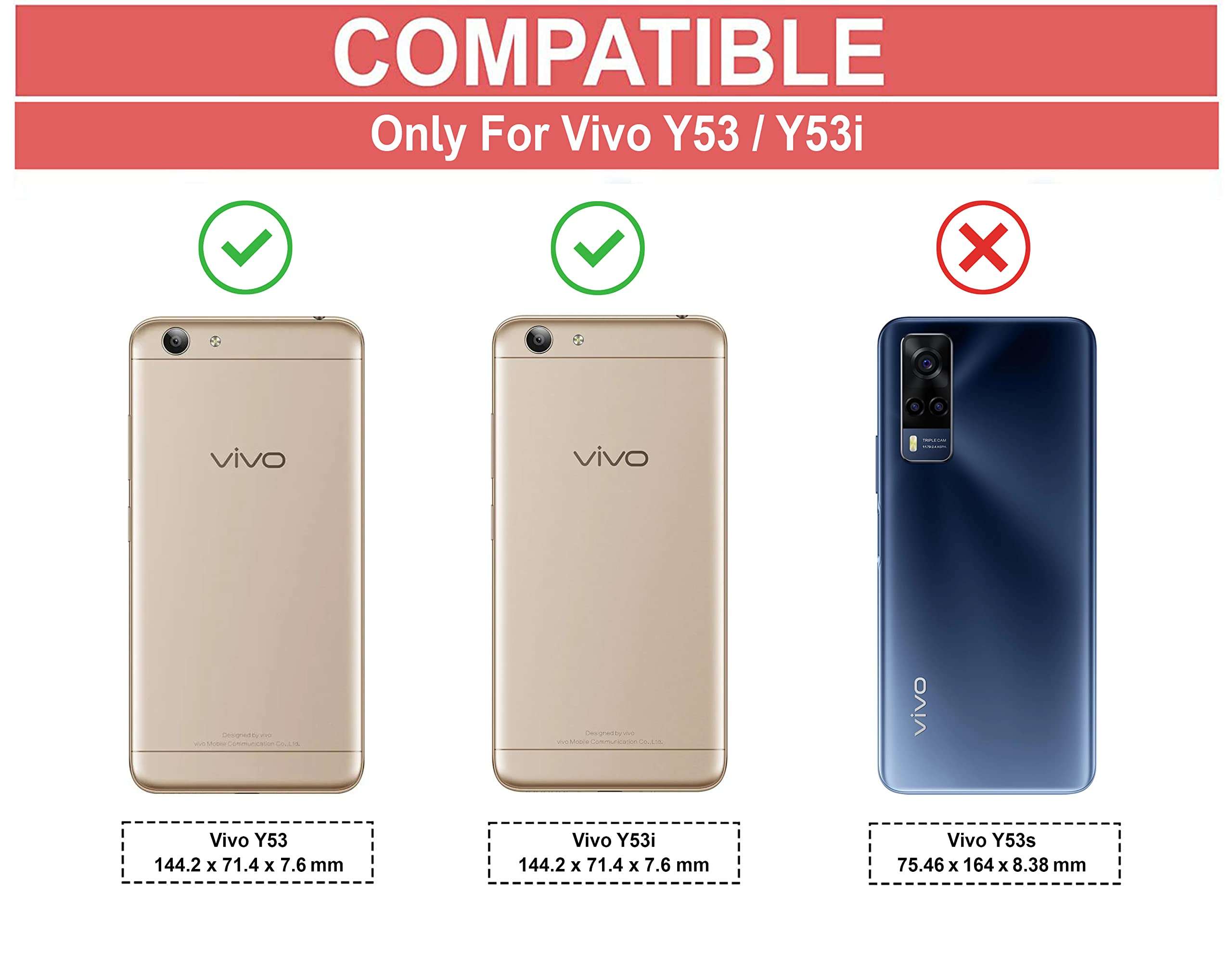 Amazon Brand - Solimo Back Cover Case for Vivo Y53 / Vivo Y53i | Compatible for Vivo Y53 / Vivo Y53i Back Cover Case | 360 Degree Protection | Soft and Flexible (TPU | Matte Black) 2