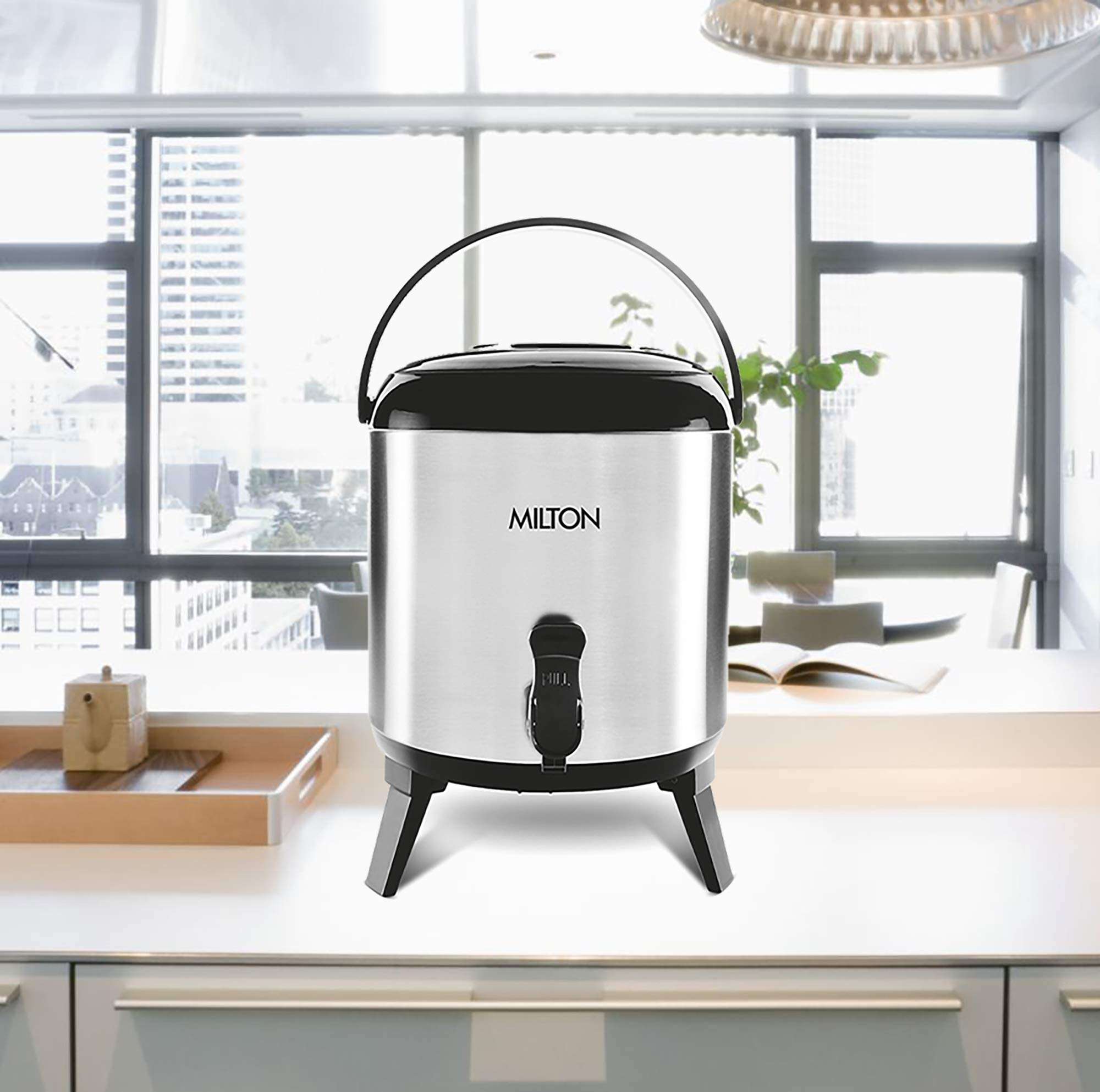 Milton Stellar 6 Thermosteel Water Jug, 5.7 litres, Steelplain 3