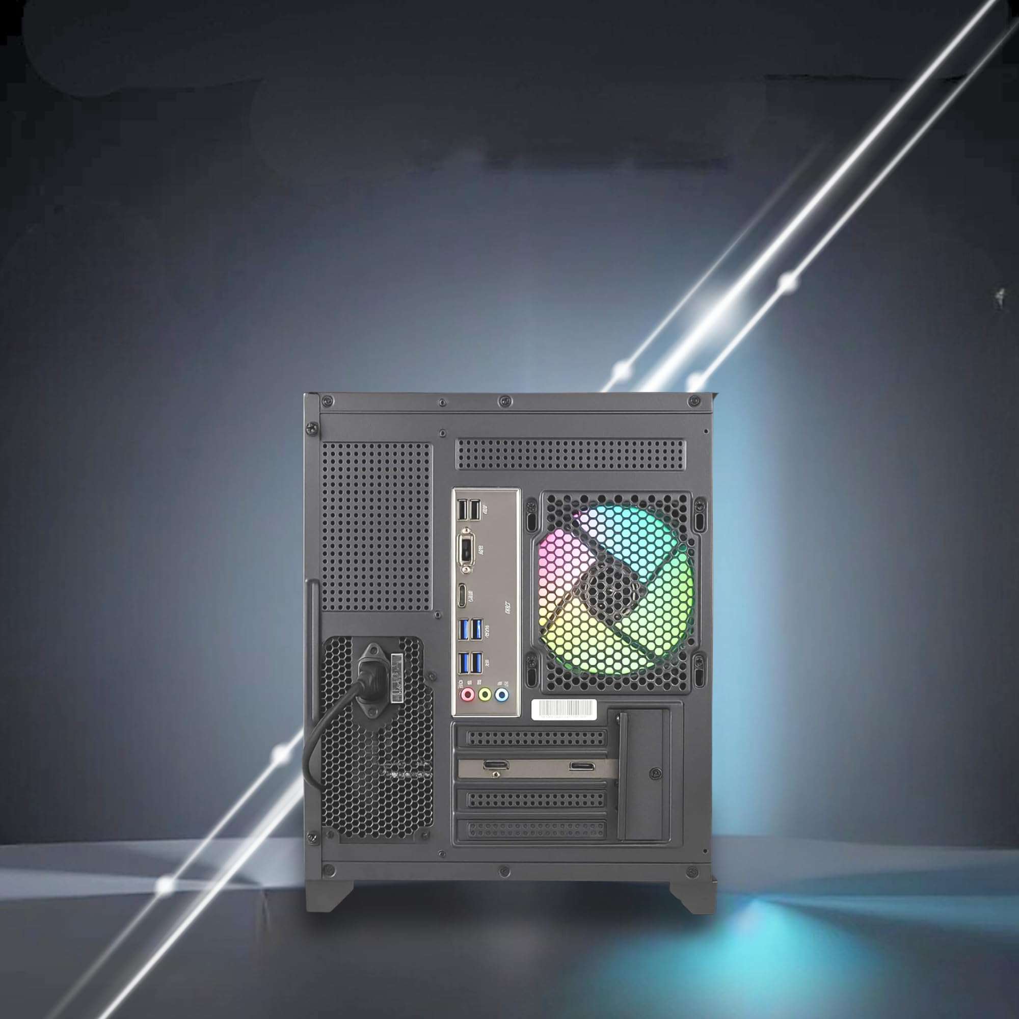 CHIST EliteStation G11 Pc, 11th Gen Core i5-11400F 6 Core 12Threats, 8GB RAM, 512GB NVMe SSD, Wi-Fi Bluetooth Card, Windows 11 Pro, 650 PSU (RTX 3060 12GB) 4