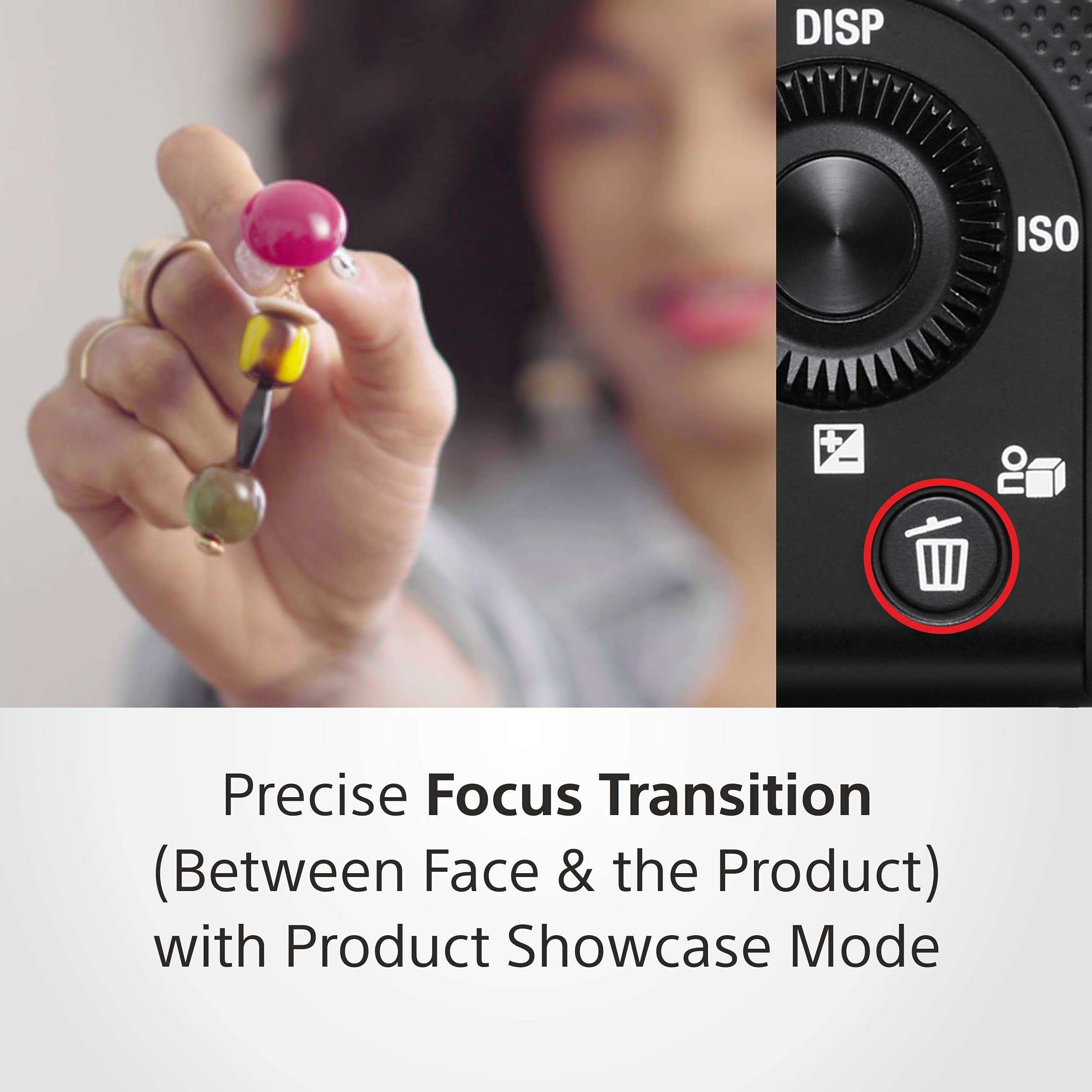 Sony Alpha ZV-E10L 24.2 Mega Pixel Interchangeable-Lens Mirrorless vlog Optical zoom Camera with 16-50mm Lens,for Creators(APS-C Sensor,Advanced Autofocus,Clear Audio,4K Movie Recording)-Black,Compact 6