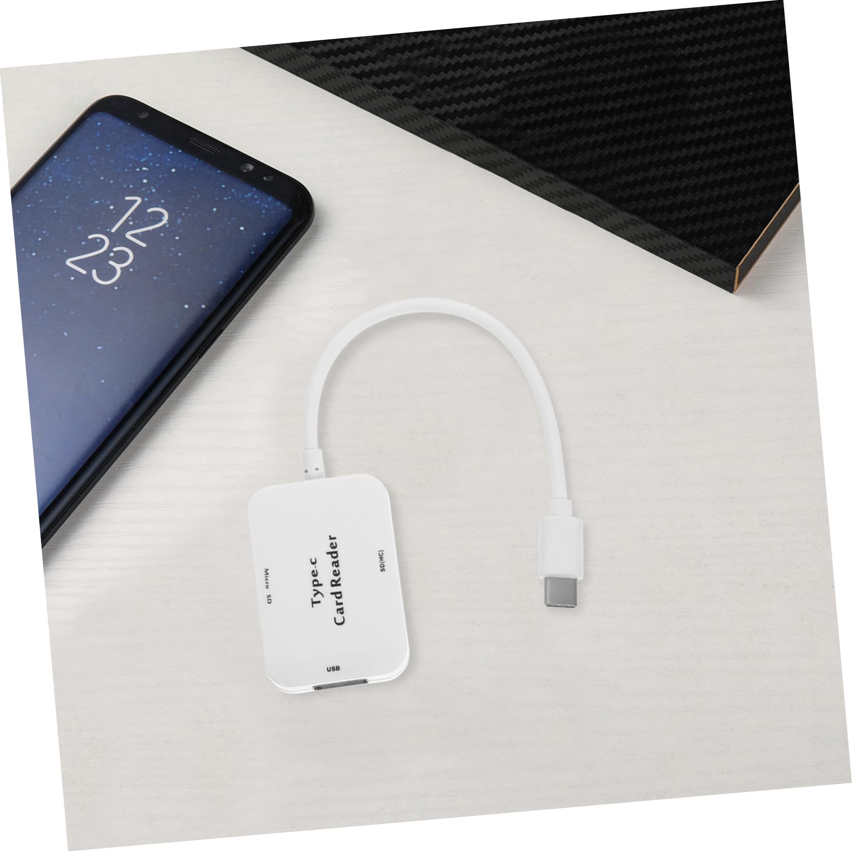 Mipcase 3 1 Type- USB c Card Adapter Type Card Adapter Reader USB Reader White Phone 3