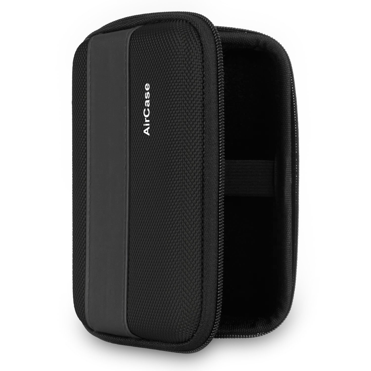 AirCase Plastic External Hard Drive Case for 2.5-inches Hard Drive (Black)+ Tizum Earphone Carry case 5