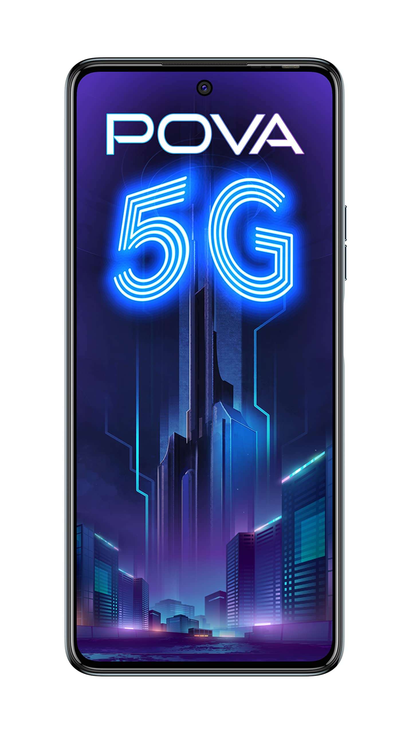 Tecno POVA 5G (8GB RAM,128GB Storage,Aether Black) | FHD+ Screen | 6000mAh | 50MP AI Triple Rear Camera 3