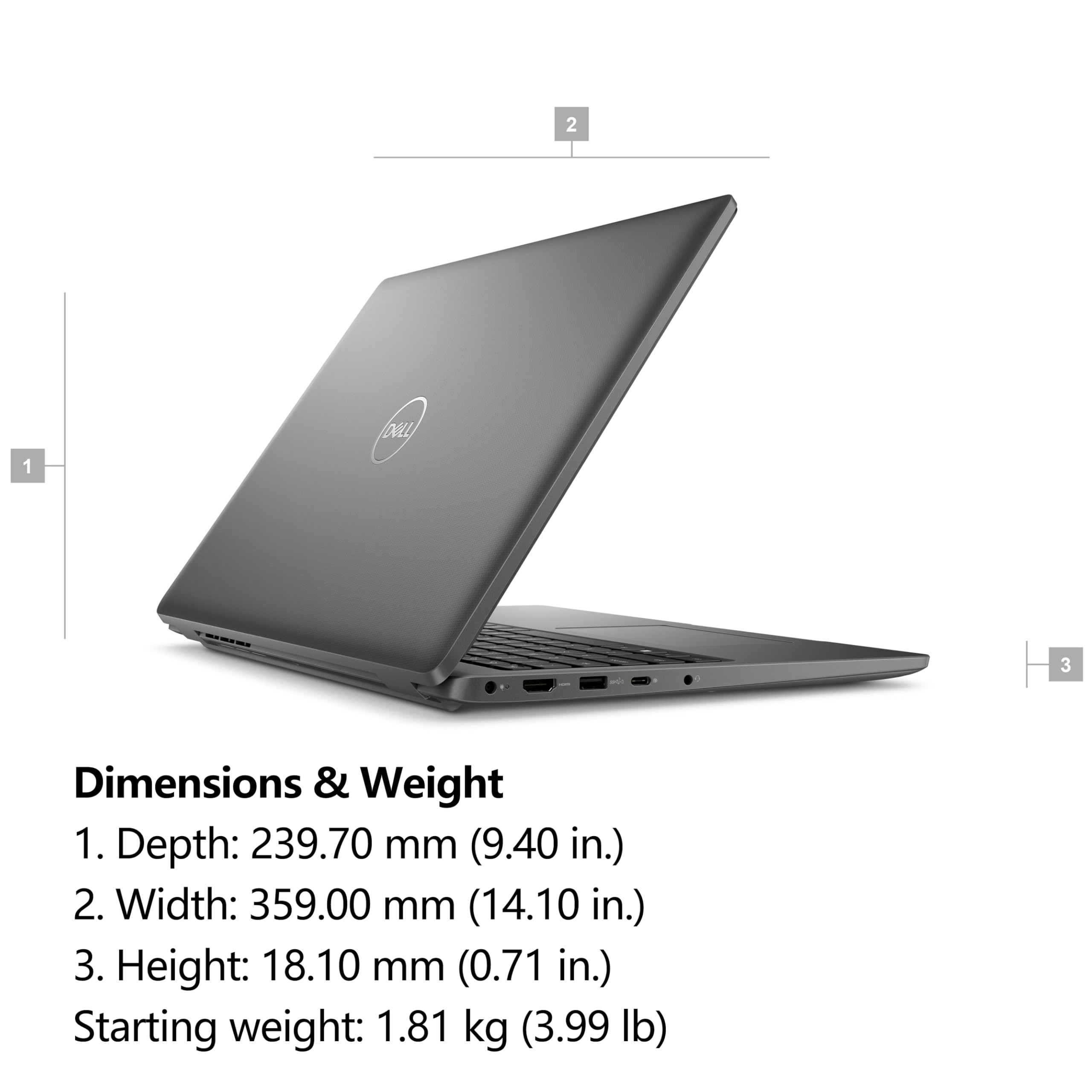 Dell Latitude 3550 Laptop Computer for Business and Work, Intel Core i5-1335U (Beat i7-1255U), 4GB DDR5 RAM, 512GB PCIe SSD, 15.6" FHD, WiFi 6E, Bluetooth, FHD Webcam, USB4 Type-C, Windows 11 Pro 5