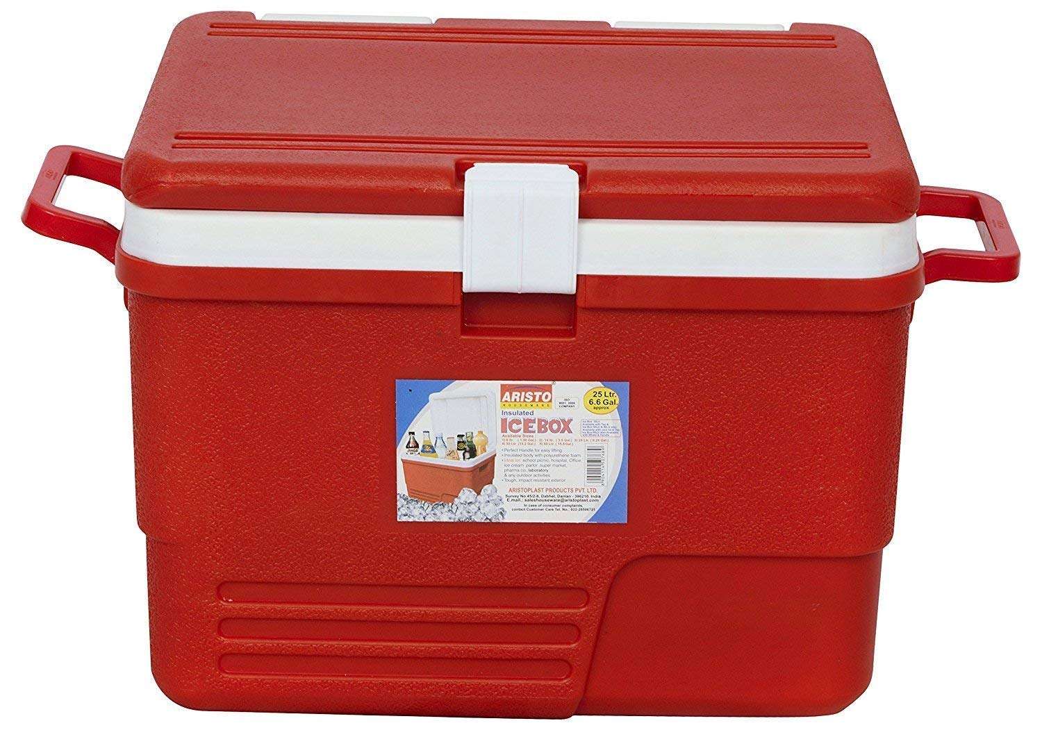 Aristo Insulated Chiller Ice Box | Standard Size for Travel Party Bar Ice Cubes | Cold Drinks | Medical Purpose |25 Litre, Color May Vary 5