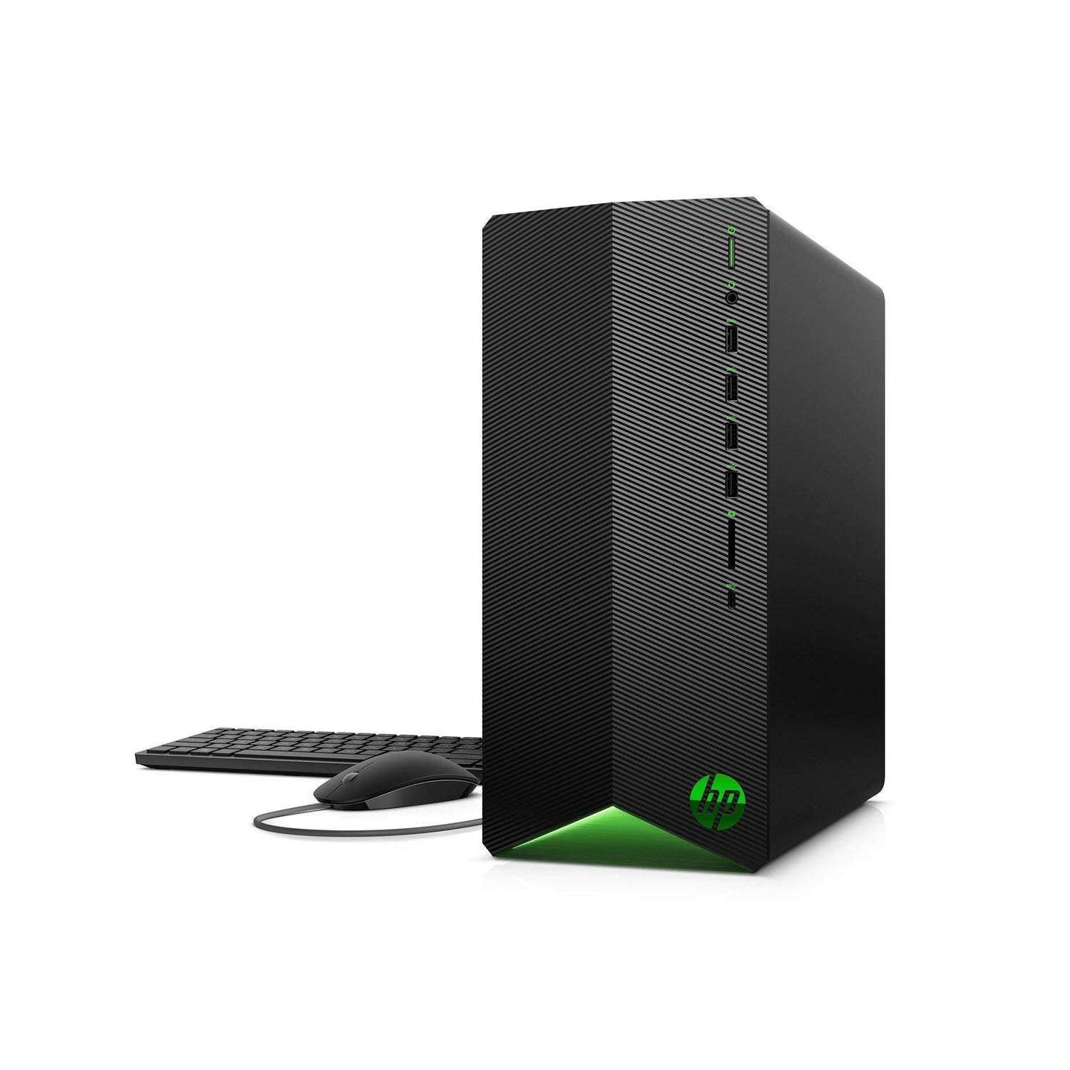 HP 2022 Pavilion Gaming Desktop, Intel Core i7-11700 Octa-Core Processor, NVIDIA GeForce RTX 3060 12GB GDDR6 Graphics, 16GB RAM, 1TB SSD + 2TB HDD, USB Type-C, Wi-Fi, Windows 11 Home 1