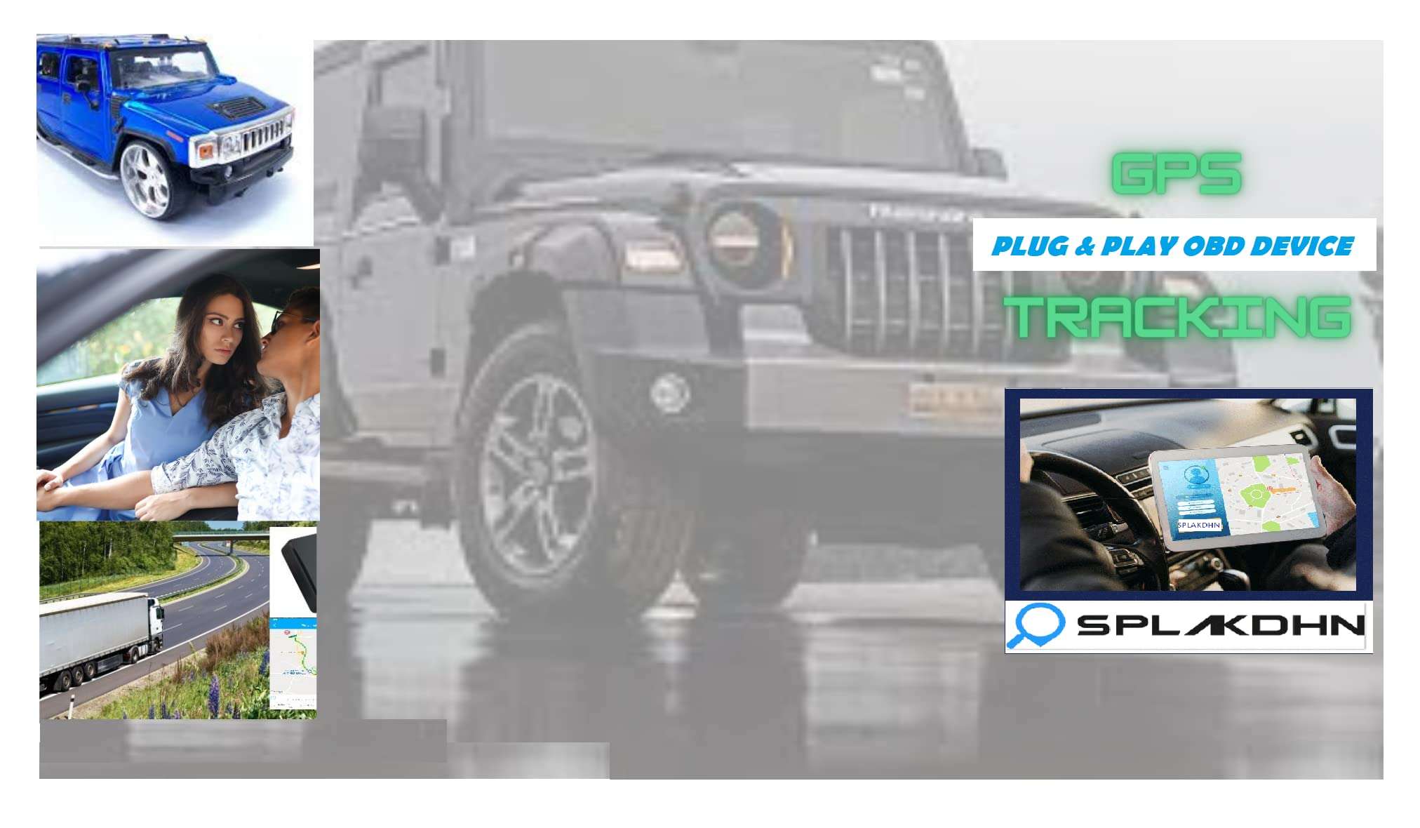 GPS Tracker car OBD is a Plug and Play GPS Device for Car, SUV and All Other Vehicle with ODB-2 Port | Mini GPS Tracking Device with Anti Theft Alarm from SPLAKDHN car GPS Tracking Device 4