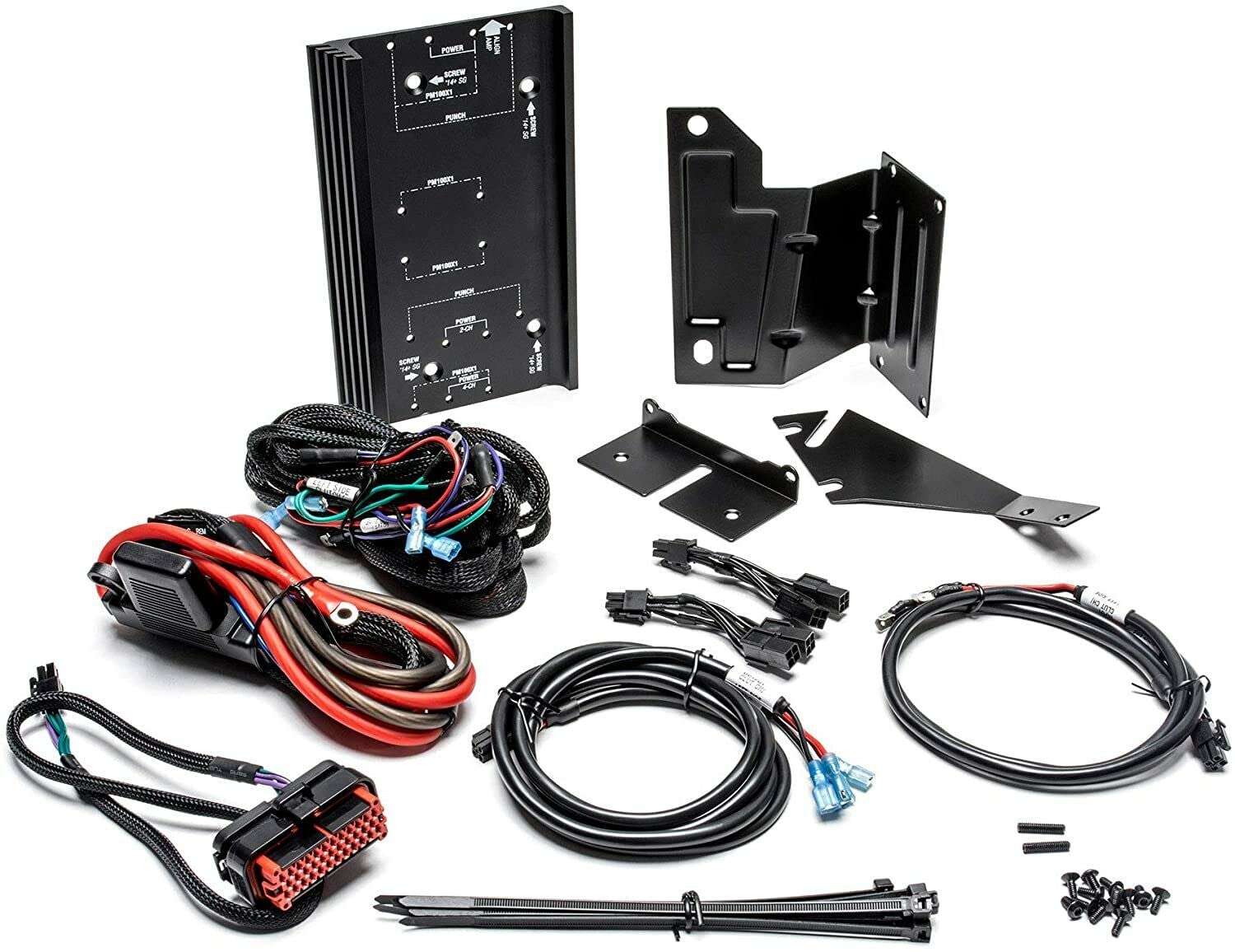 Rockford Fosgate RFK-HD9813 Amplifier Wiring Kit for 1998-2013 Harley Davidson Road Glide & Street Glide Motorcycles 1