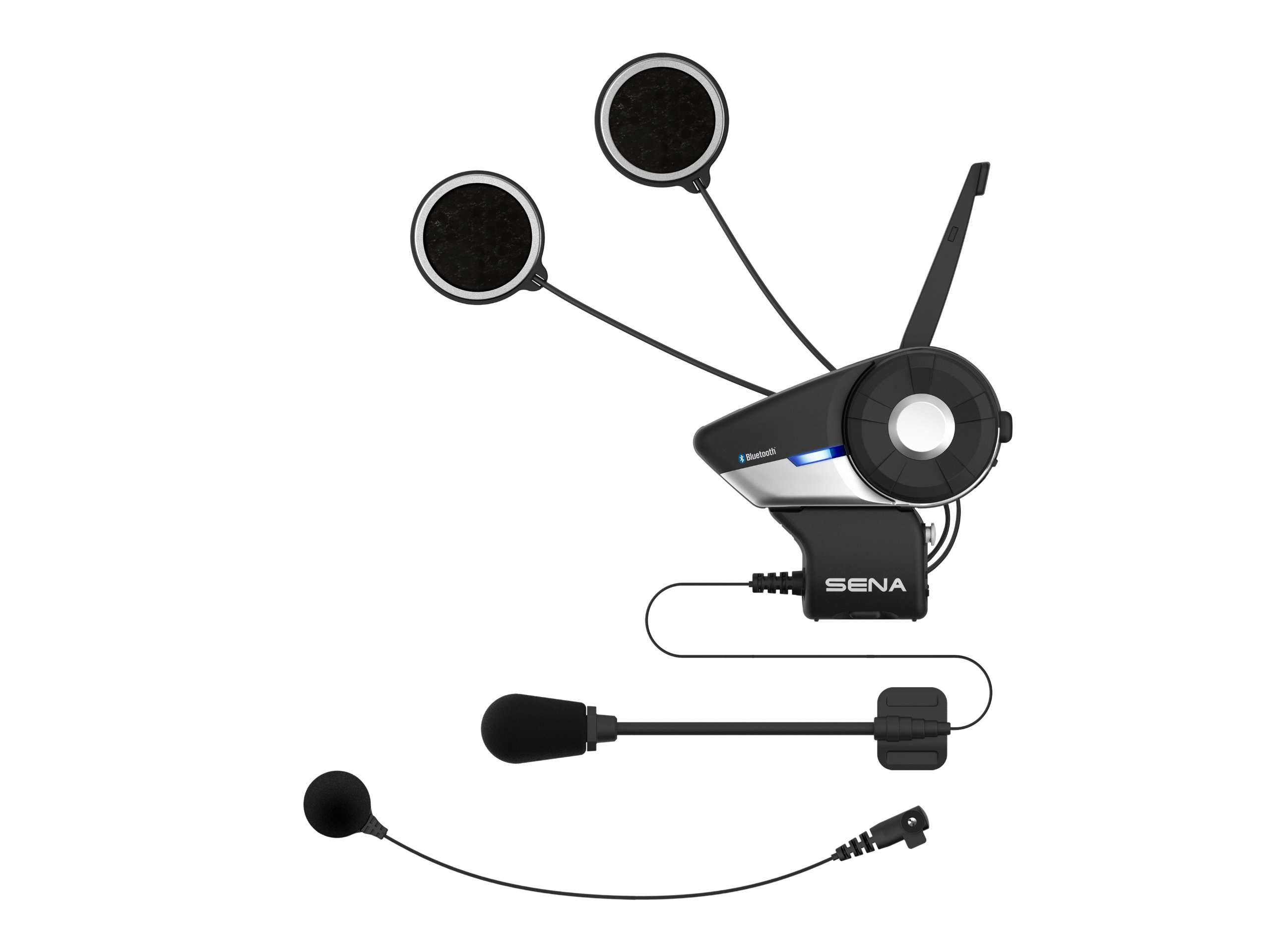 Sena 20S-01 Motorcycle Bluetooth 4.1 Communication System with HD Audio and Advanced Noise Control (Single) 6