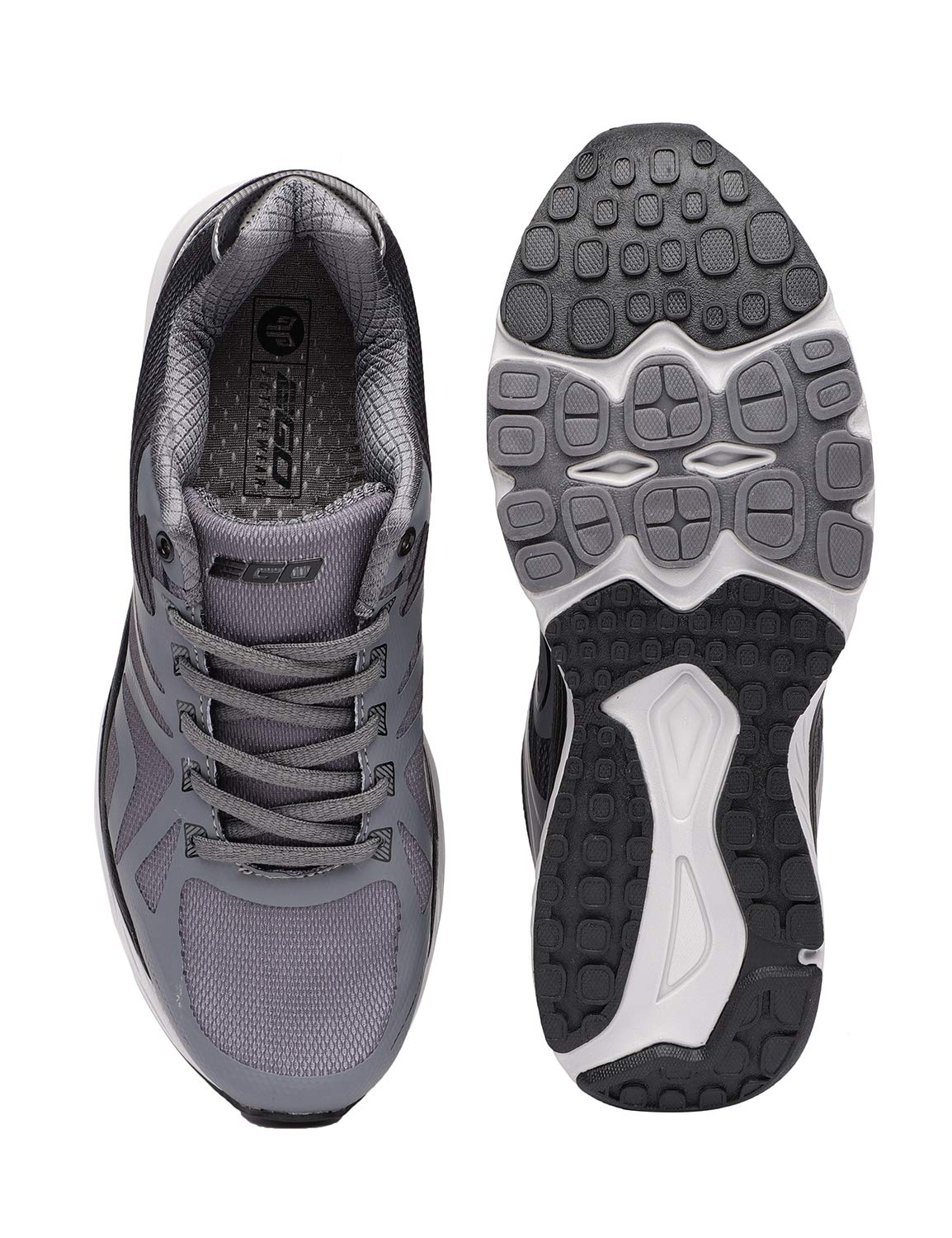 2GO Men's Medium Grey Running Shoes - 10 UK/India (44 EU) (EL-GFW016-S9) 5