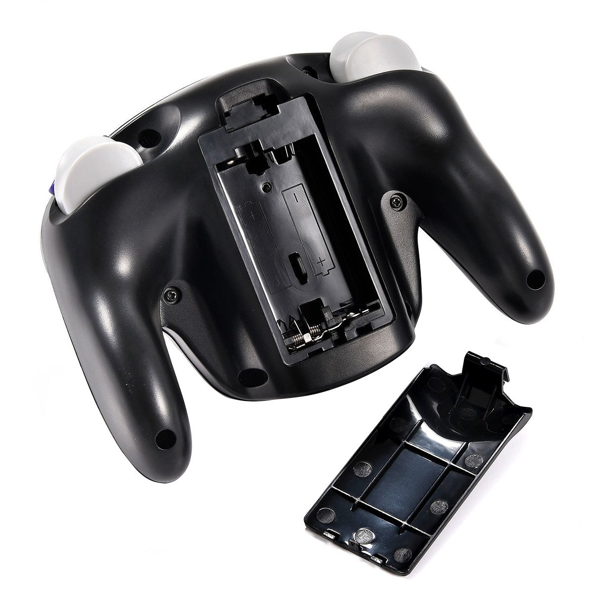 Veanic 2.4G Wireless Gamecube Controller Gamepad Gaming Joystick with Receiver for Nintendo Gamecube,Compatible with Wii (Black) 5