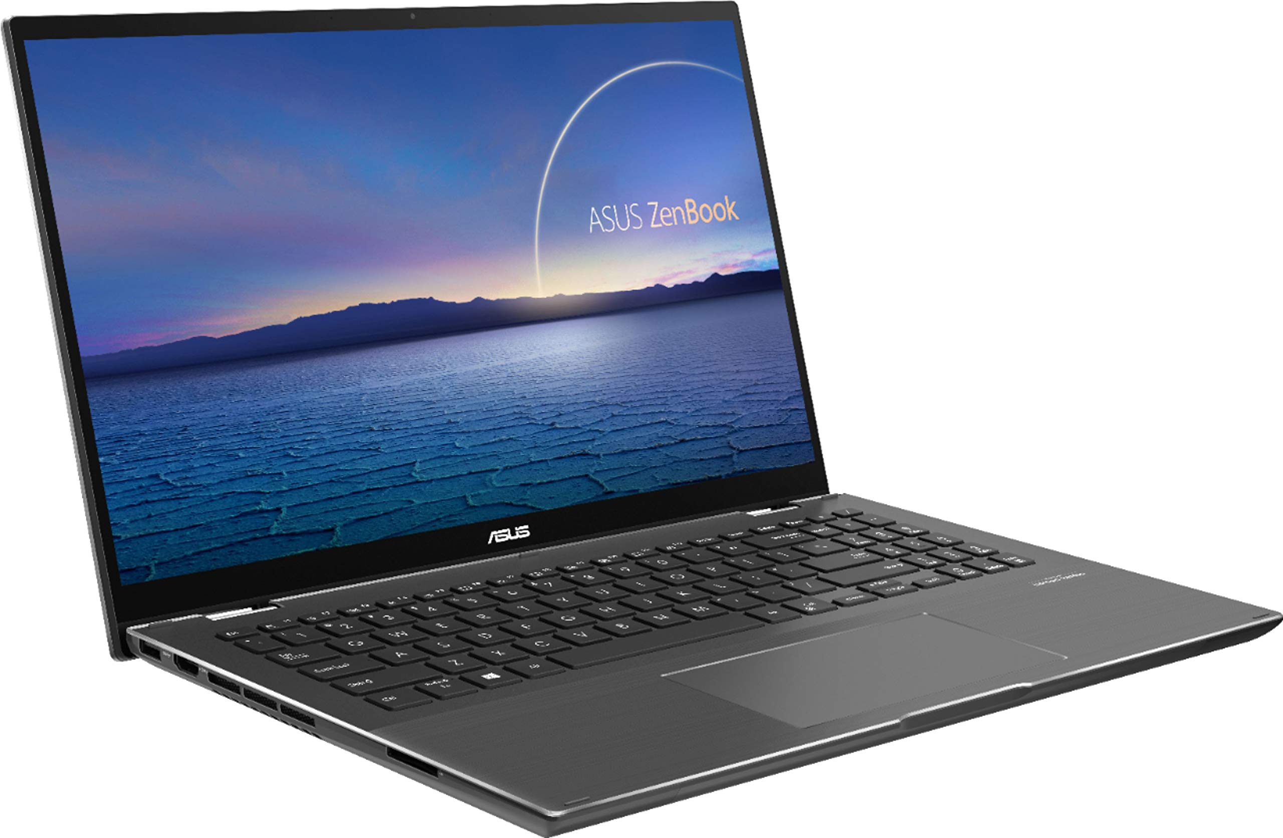 ASUS ZenBook Flip 15 Home & Entertainment 2-in-1 Laptop (Intel i7-1165G7 4-Core, 16GB RAM, 4TB PCIe SSD, GTX 1650 [Max-Q], Win 11 Pro) with MS 365 Personal, Hub 3