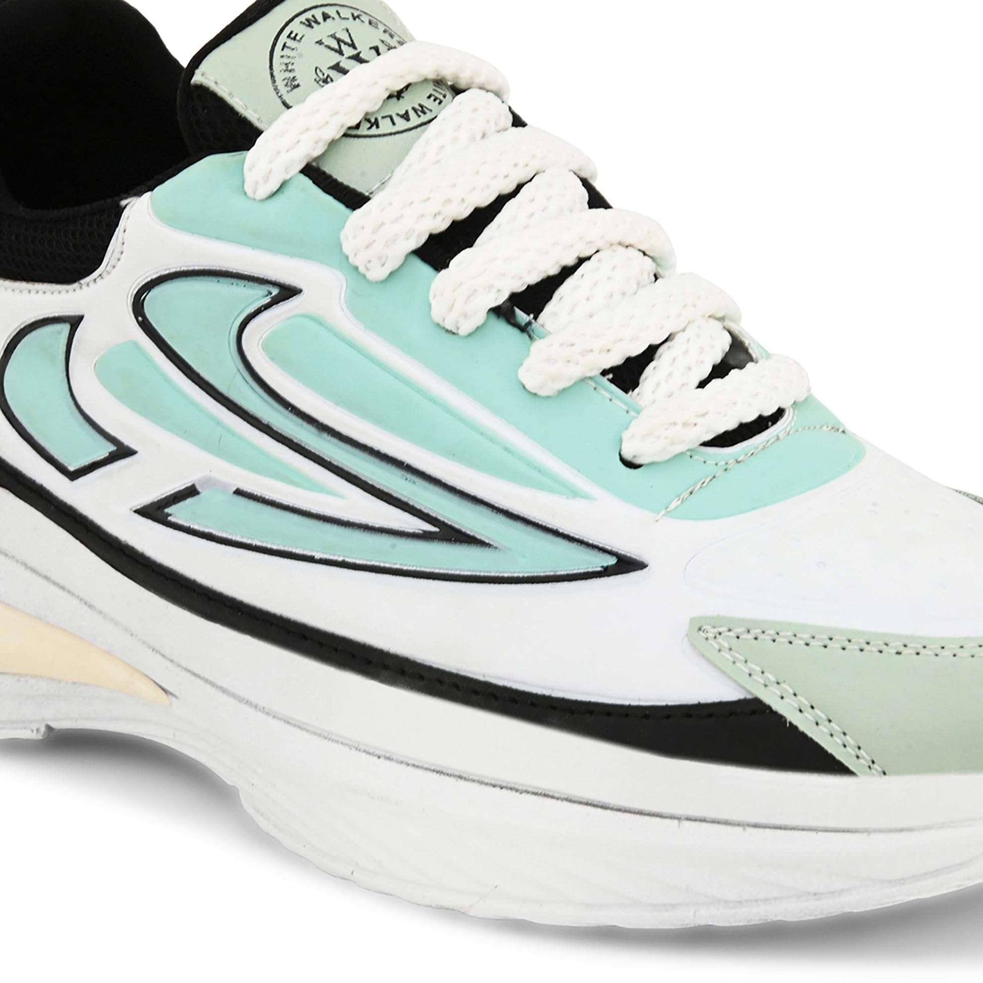 LAVISTA Mesh Latest Stylish Men Sports Shoes Running Walking for Men's Green 6