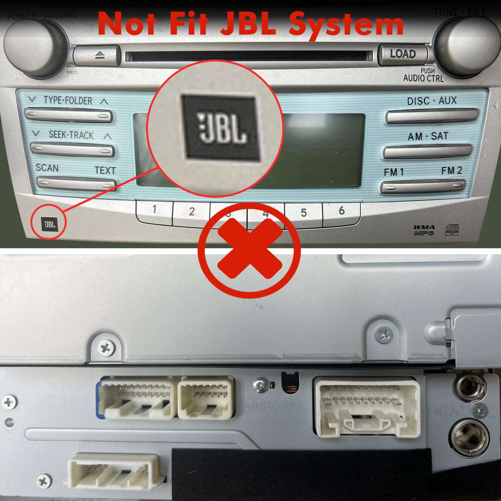 (Manual A/C) 2+32G Android 12 Double Din Car Stereo for Toyota Camry 2006-2011 with 10.1 Inch Touchscreen Radio Built-in Wireless Carplay/Android Auto/GPS/Bluetooth/FM/AUX-in/SWC/Backup Camera 2