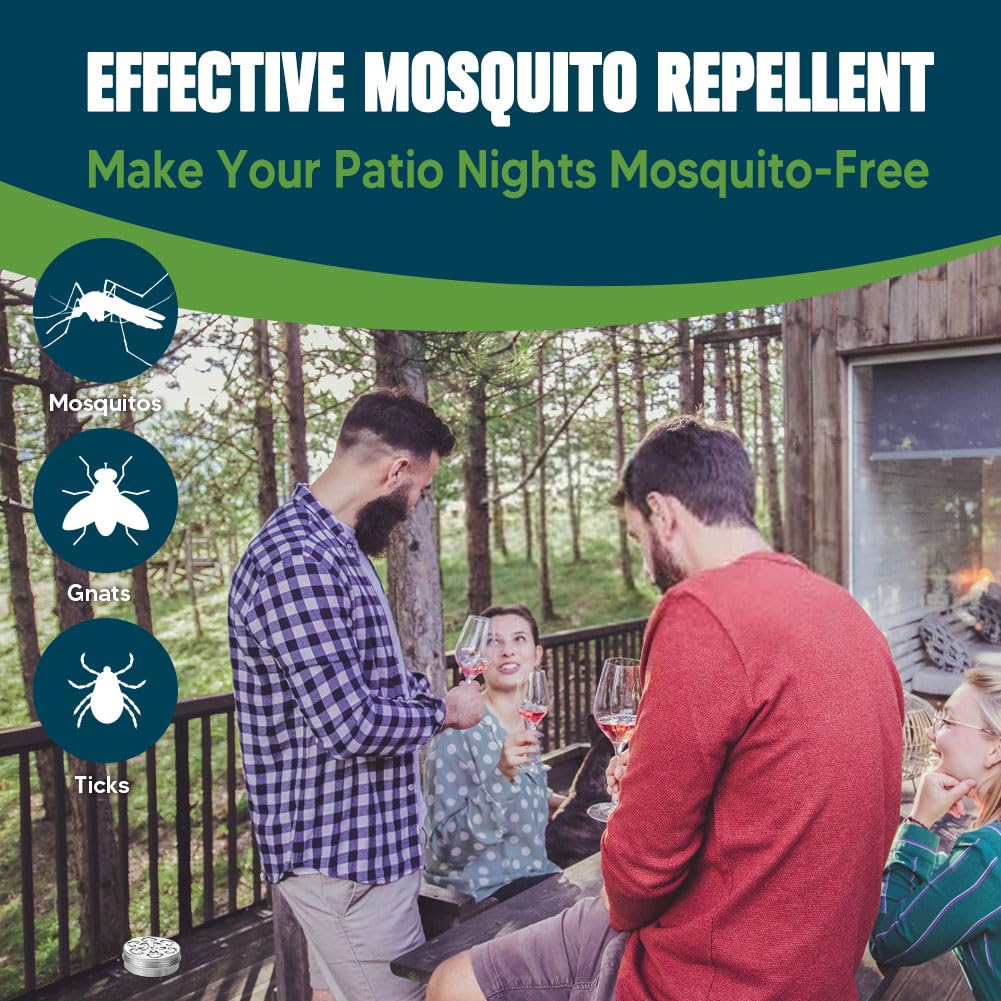 NCOPDFF Mosquito Repellent Outdoor Patio, Mosquitoes Deterrent for Yard,Mosquito Repellent Indoor, Outdoor Mosquito Control, Keep Mosquito Away,Plant Based Ingredients,Great for Room/Travel/Camping-2P 3