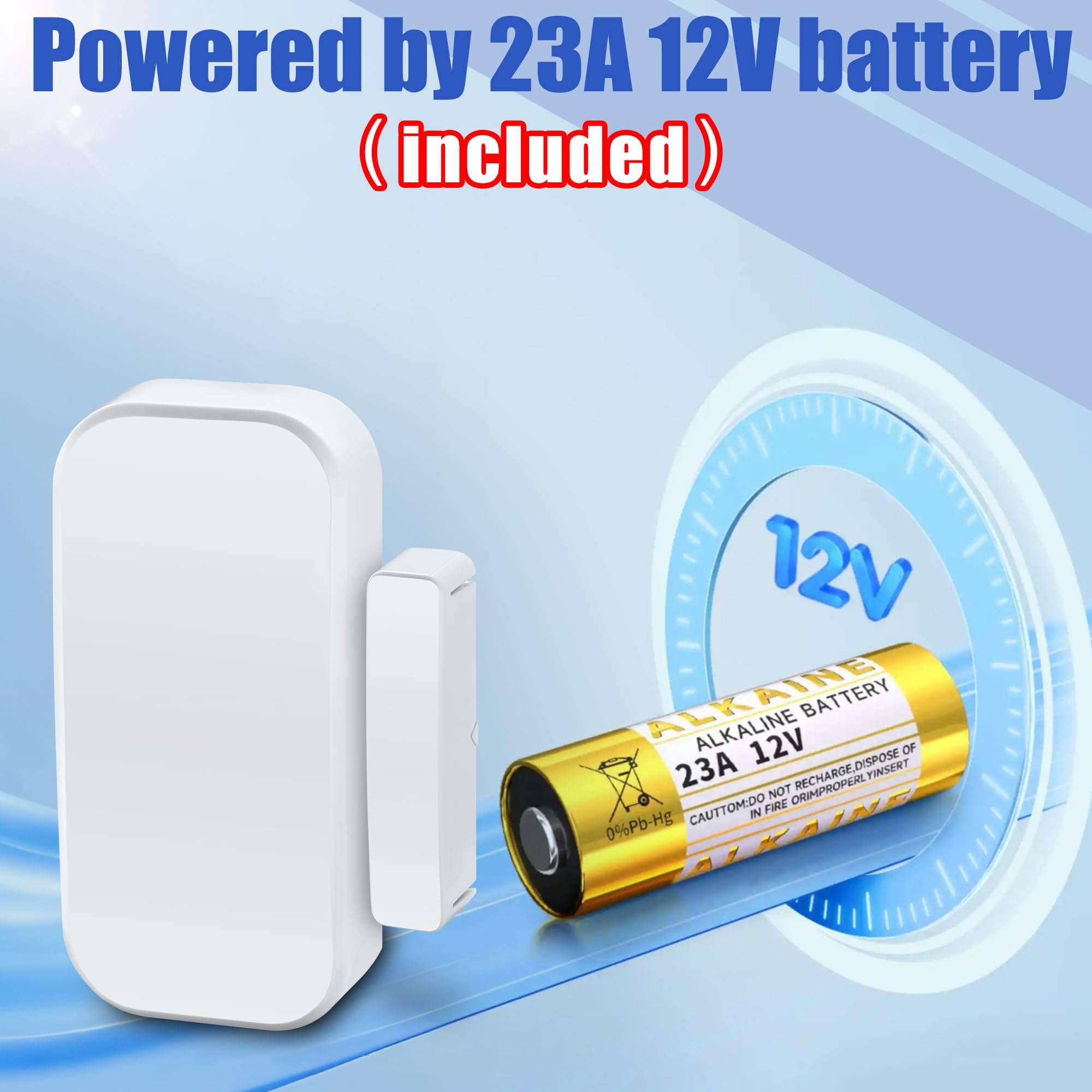 Kerui Door/Window Magnetic Alarm Sensor for GSM Home Security Alarm Systems Kit Protector Window Vibration Burglar Alarm for Homes Sheds Caravans Motorhomes Safety Guardian Protector(3 Set) 5