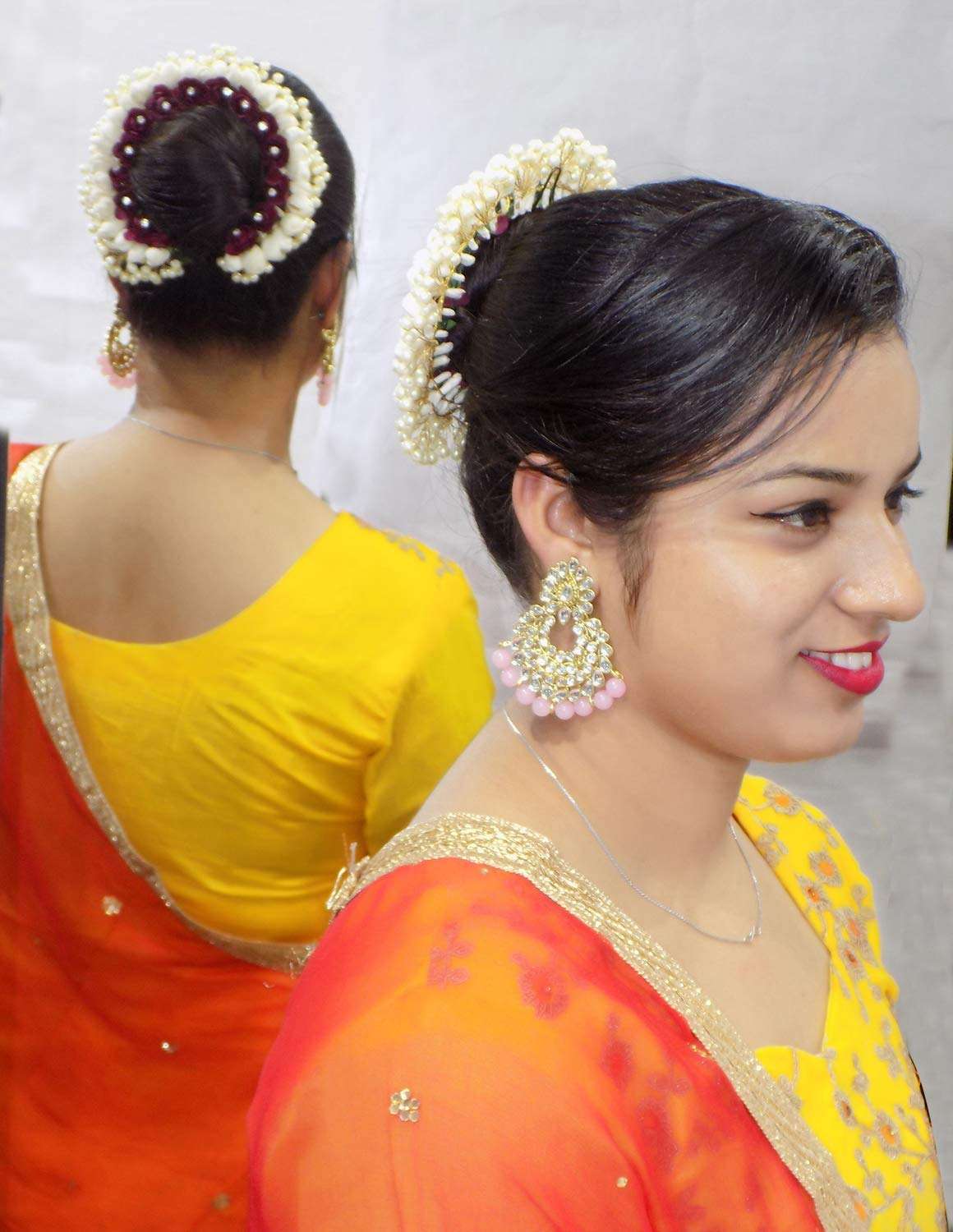 RAAYA Artificial Gajra Bun Hair Gajra Accessories For Women Stylish, Pack Of 1 3