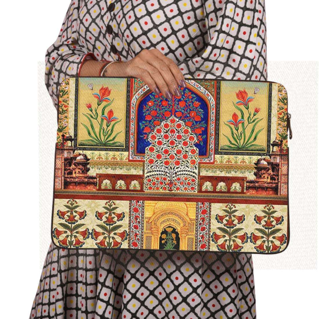 MAUJ Royal Palace Canvas Laptop Sleeve for 13.3 4