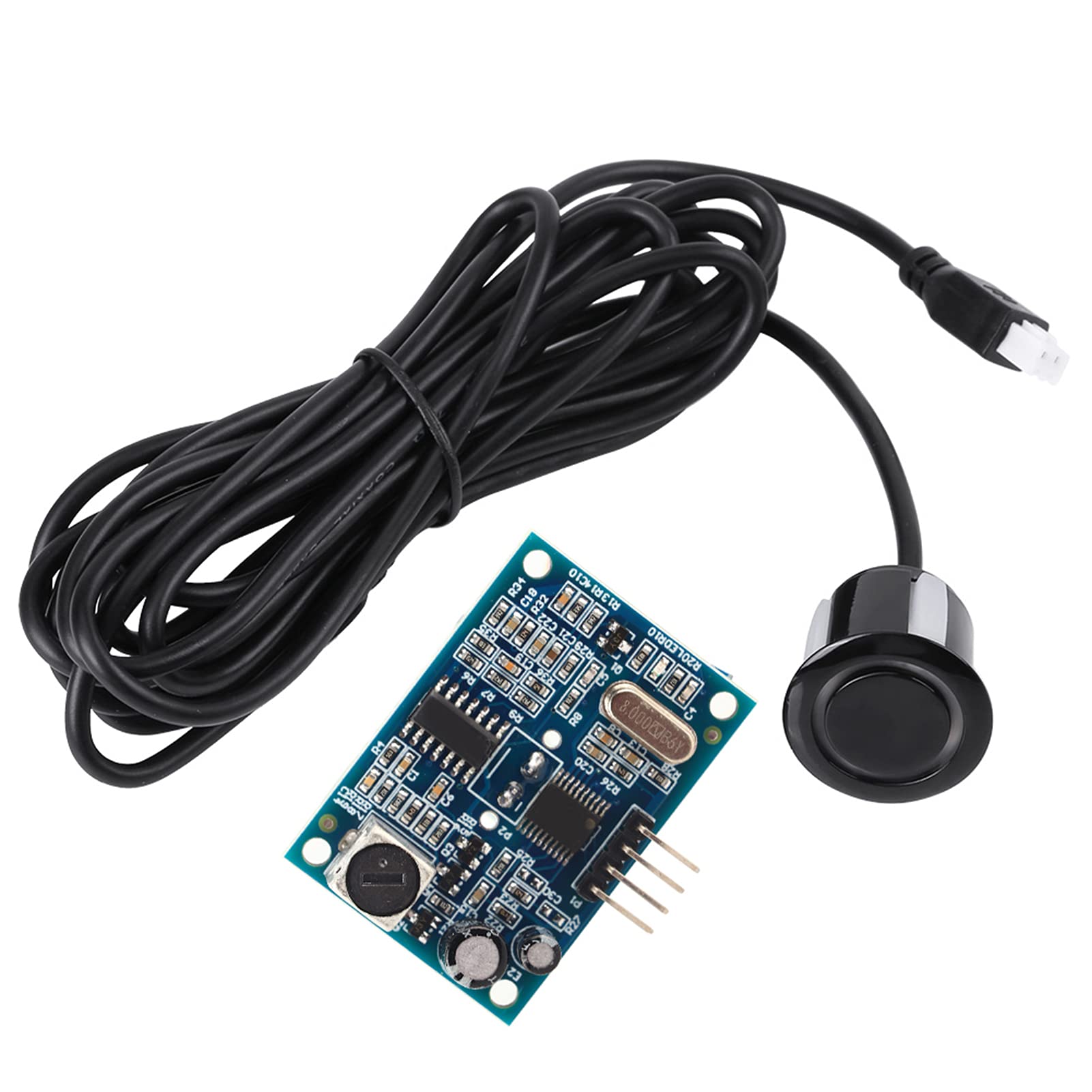 Distance Measuring Module, Universal 5V Ultrasonic Wave Distance Measuring Board Ranging Module with Water Resistant Sensor Module