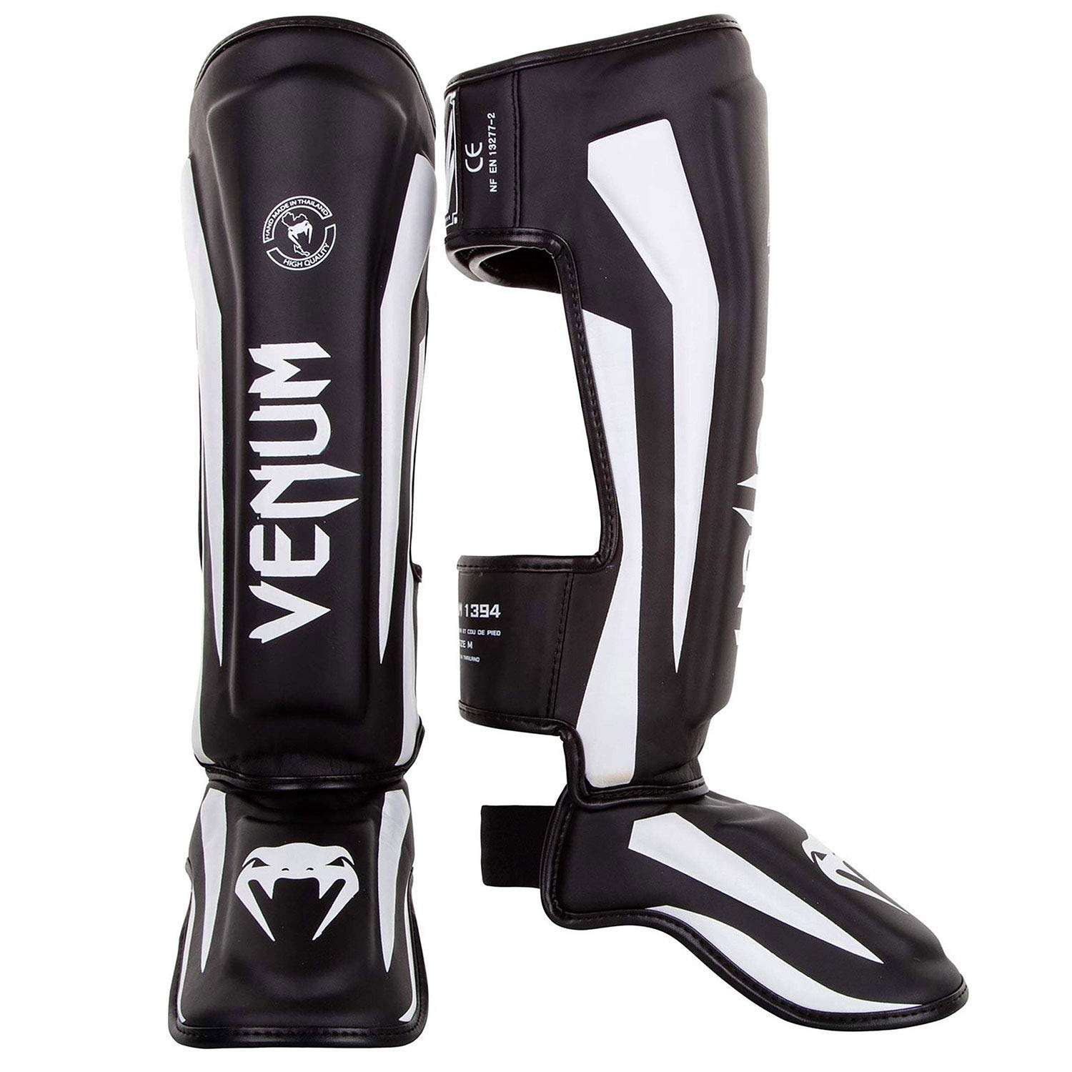 Venum Elite Standup Shin Guards Matte/Black - M 5