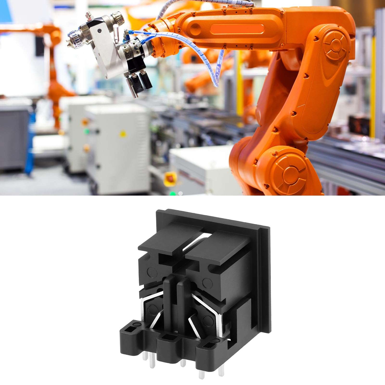 OTOTEC 4pcs 5 pin Female Connector DIN Socket LN0507 for Audio Signals Industrial Equipment Without Shield 3