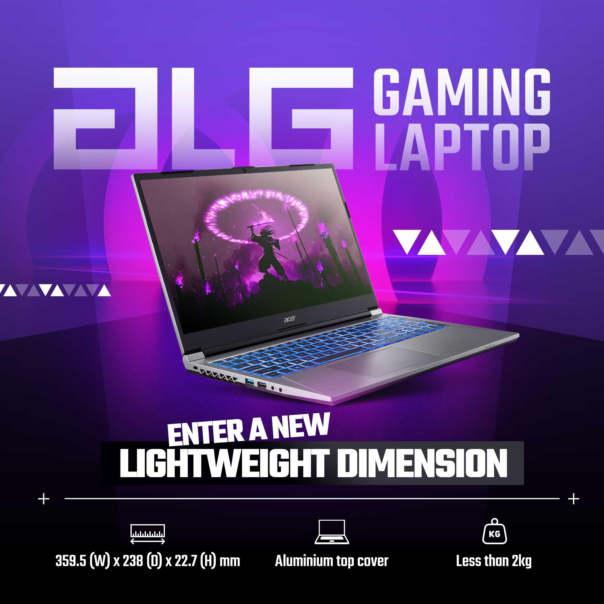 Acer ALG 12th Gen Intel Core i5 Gaming Laptop (16GB RAM/512GB SSD/4GB RTX 2050 Graphics/60Hz/Win11Home/Wifi 6) AL15G-52, 39.62cm (15.6 inch) FHD Display, Premium Metal Body, Steel Gray, 1.59KG 5