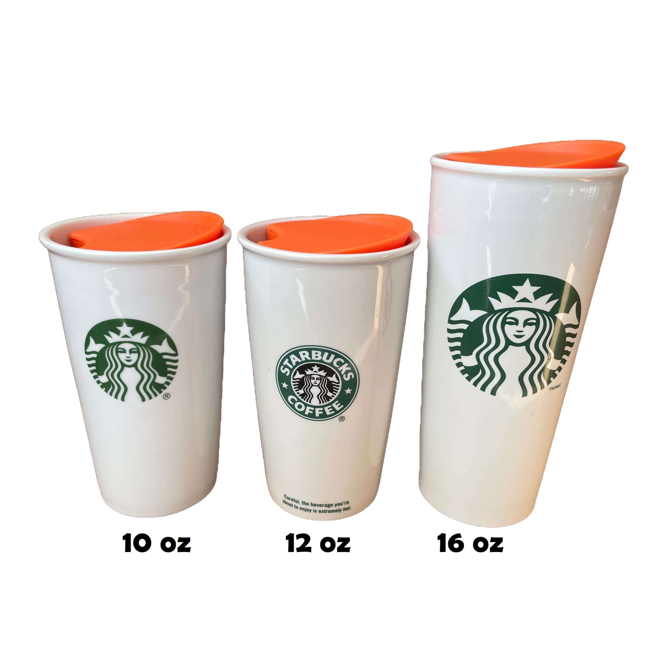 MIE Replacement Lid for Coffee Mug & Tea Cup - Competible With Starbucks Ceramic Travel Mug 10oz / 12oz / 16oz, Tumbler Lid, Mug Lid, Cup Lid 3