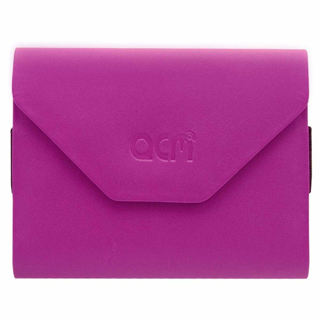 Acm Pouch Case Compatible with Celkon Ct744 Tablet Flip Flap Cover Pink 4