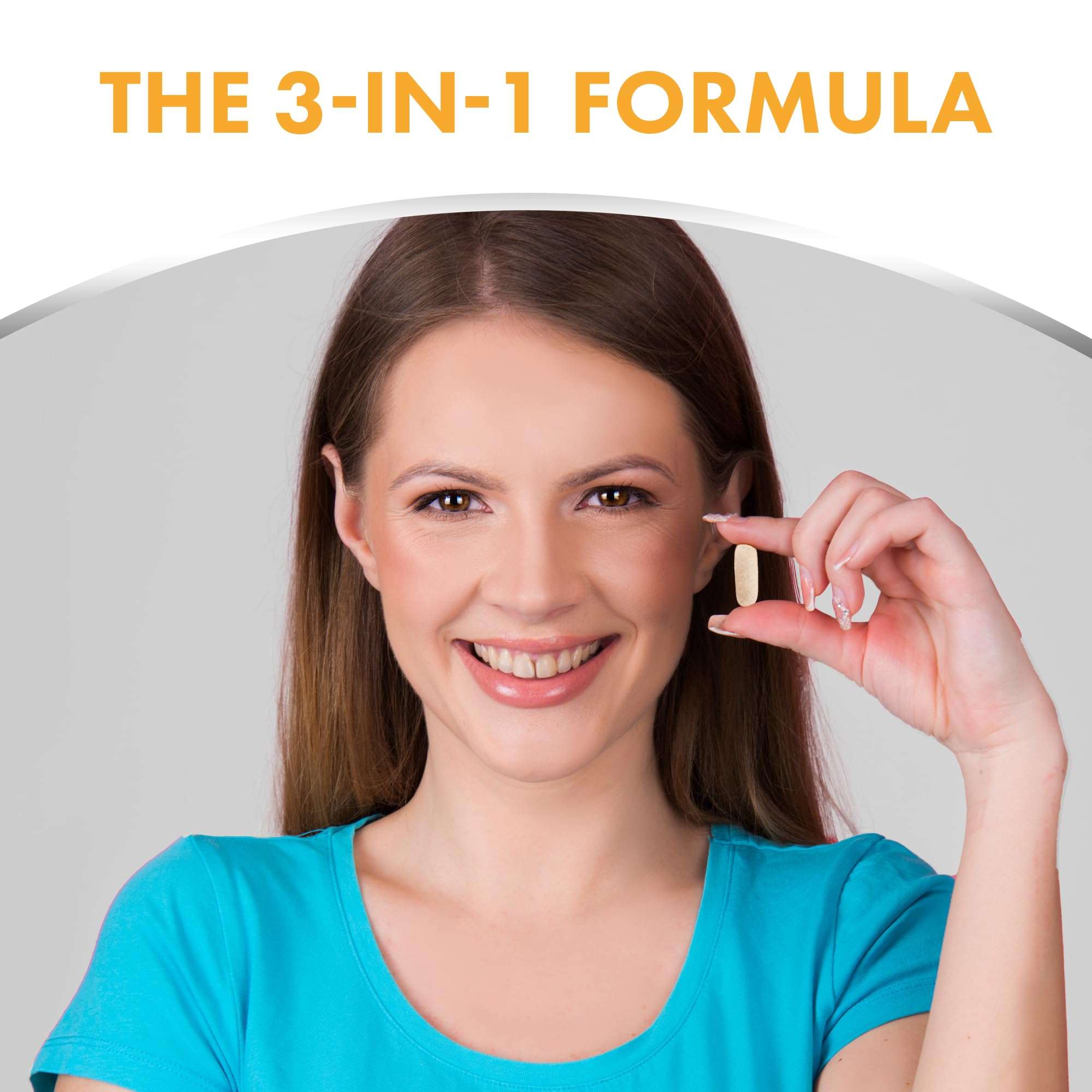 Focus Factor Adults Brain and Vision Supplement, 120 Count - Eye Vitamin, Mineral Supplement & Complete Multivitamin w/Lutein & Zeaxanthin – Brain Supplement for Focus, Concentration, Memory 3