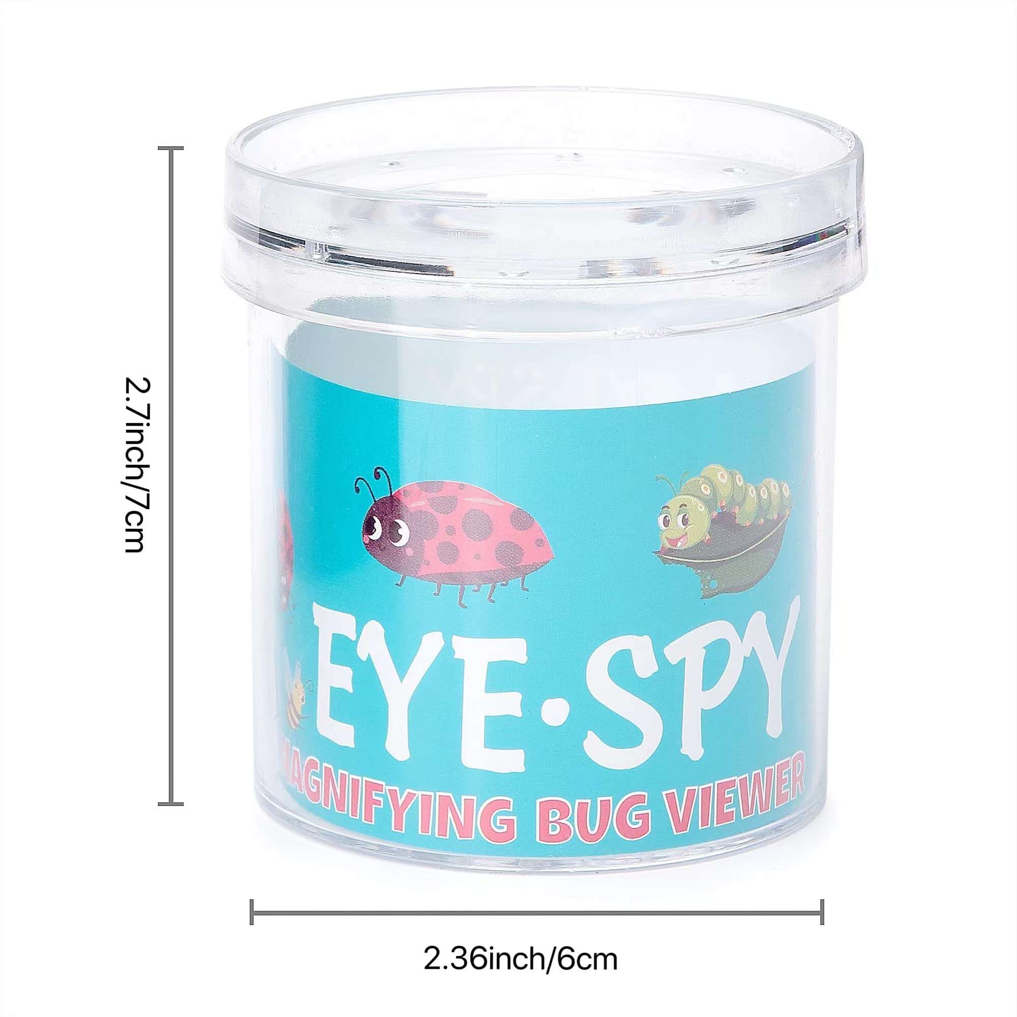 SimpleSS 8 Pieces Bug Viewer Critter Insect Cage Magnifying Insect Box Bug Magnifier Container Bug Catcher Cage, Science Nature Exploration Tools 2